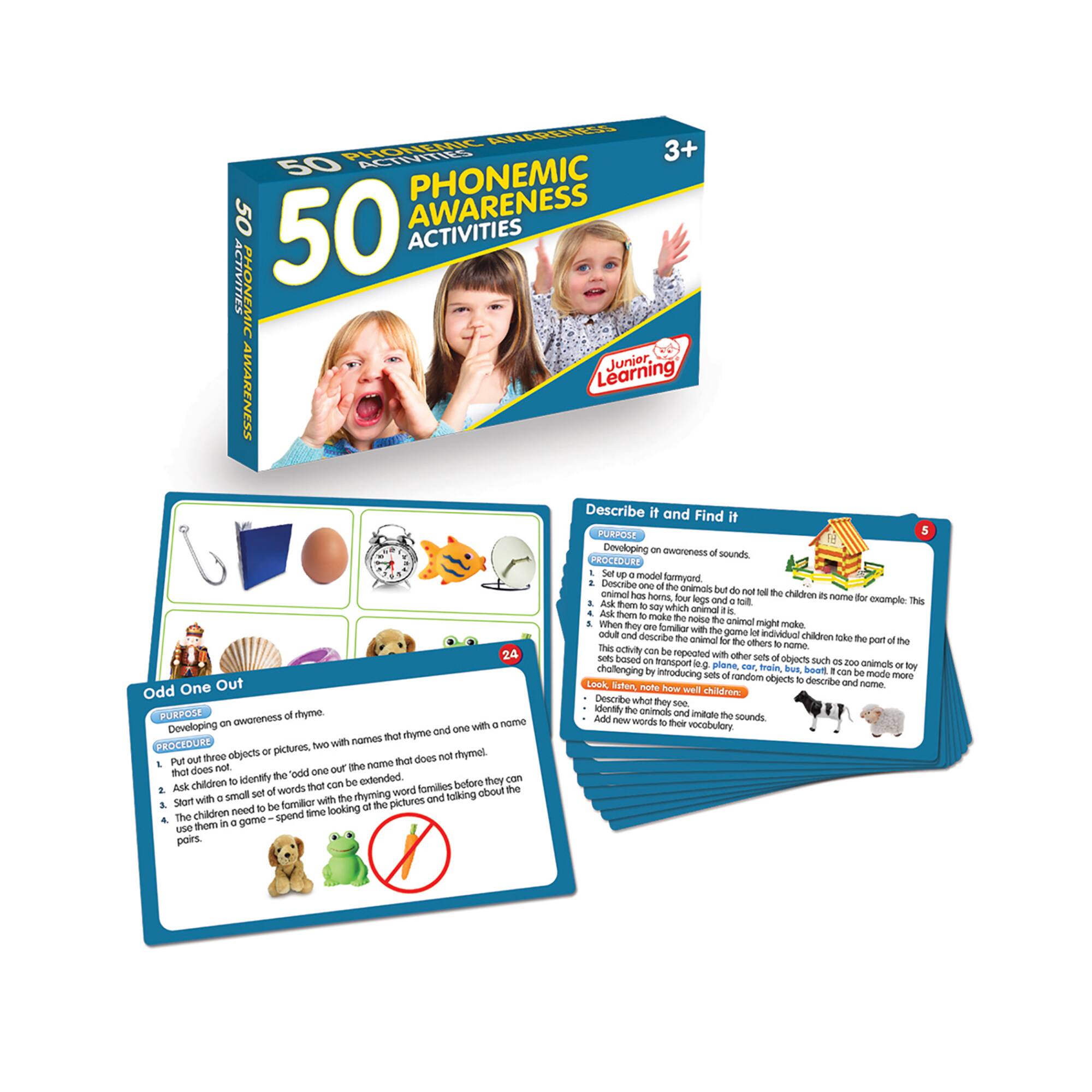 Junior Learning&#xAE; 50 Phonemic Awareness Activities