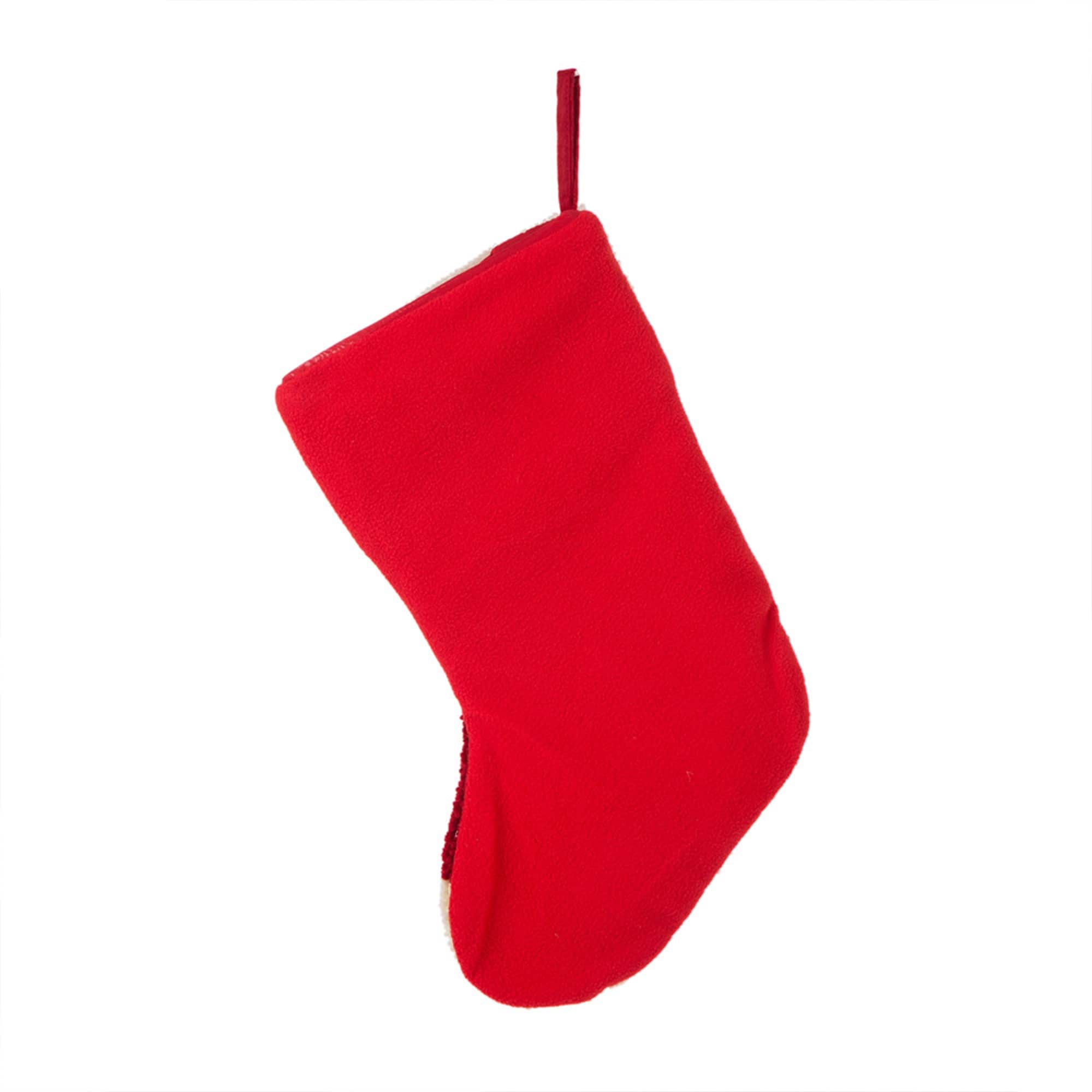 Glitzhome&#xAE; 20&#x22; Dog Hooked Stocking