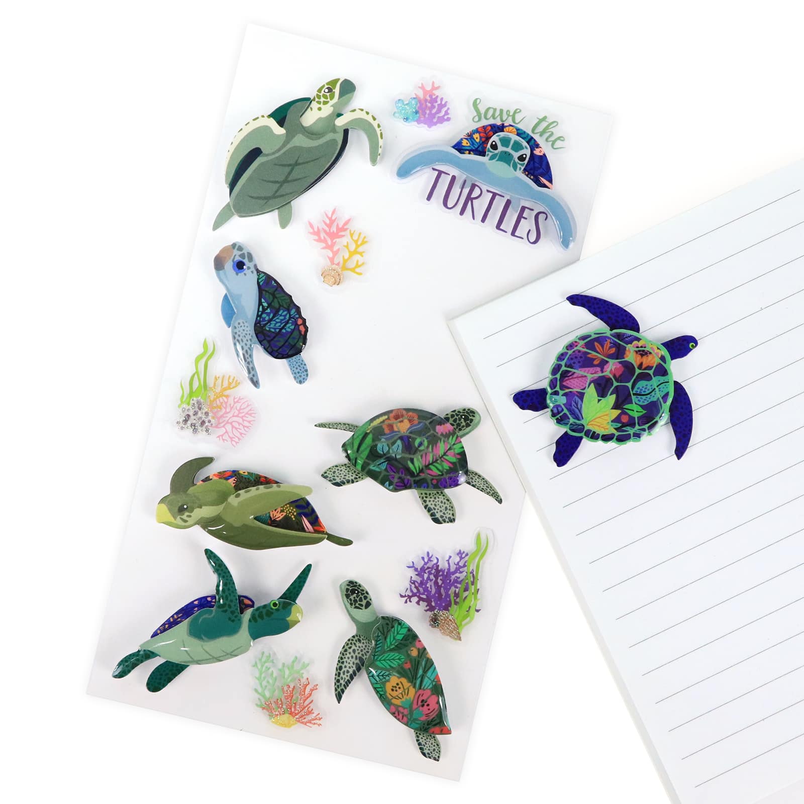 12 Pack: Save the Turtles Stickers by Recollections™