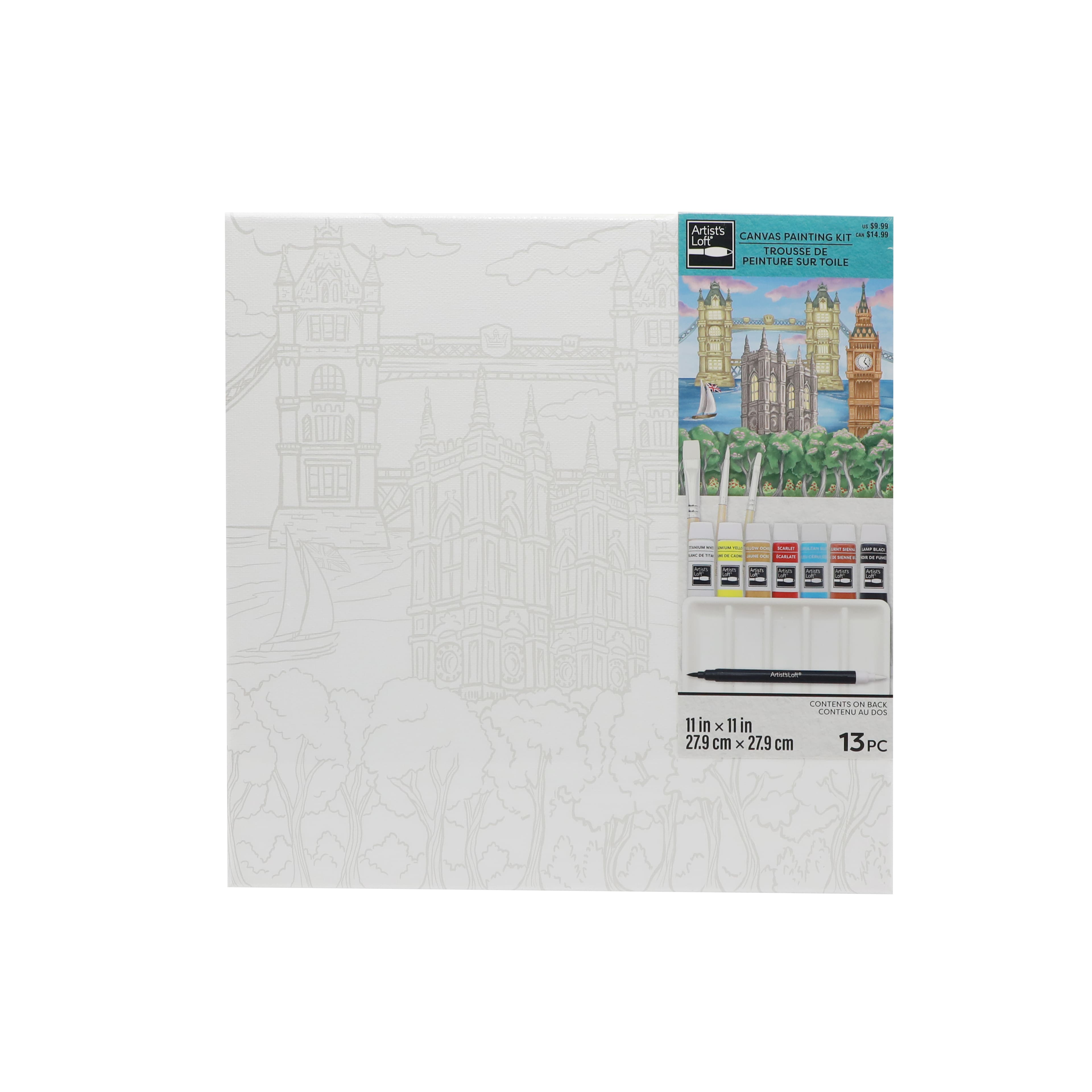 11&#x22; x 11&#x22; London Canvas Painting Kit by Artist&#x27;s Loft&#xAE;