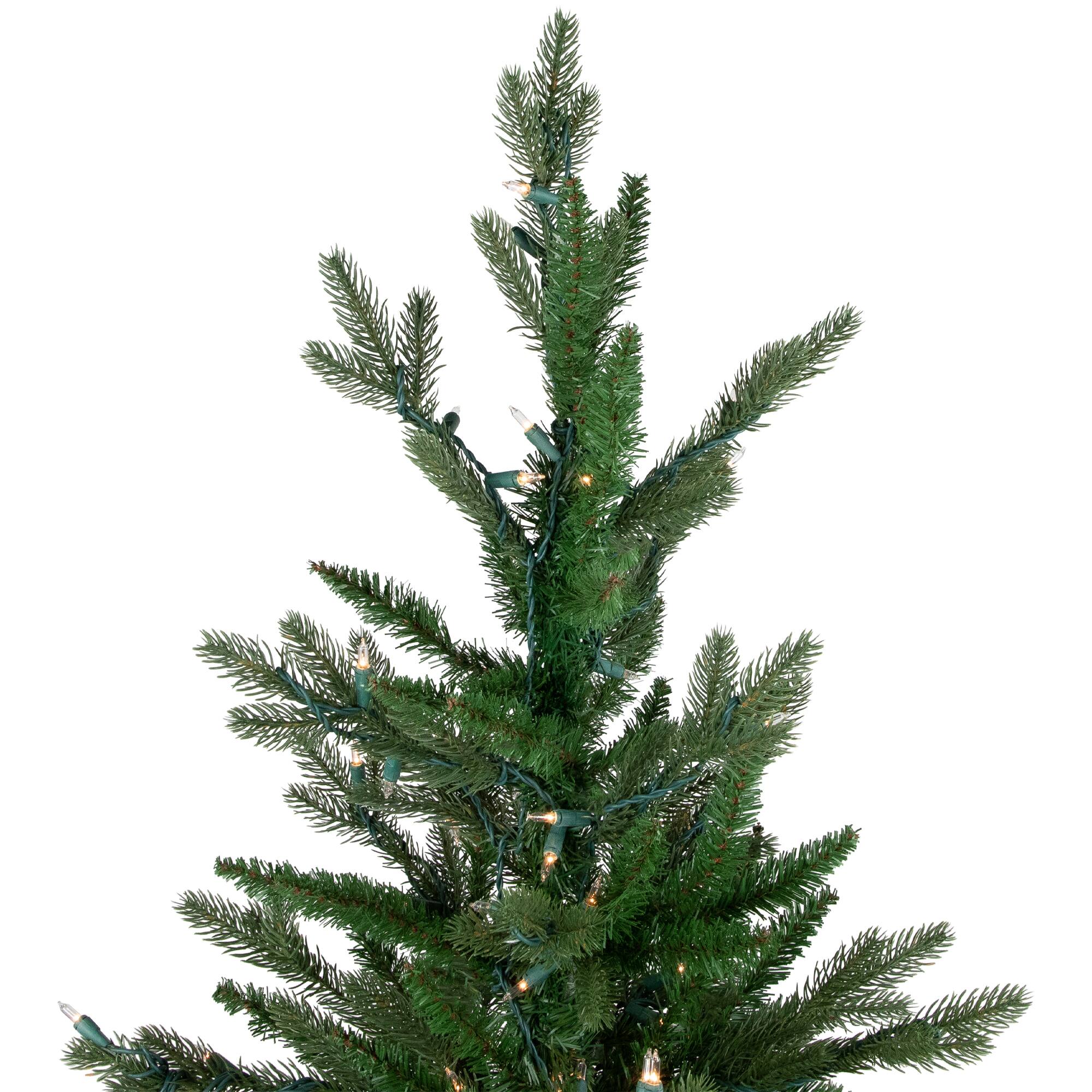 4ft. Pre-Lit Potted Real Touch&#x2122; Grande Spruce Artificial Christmas Tree, Clear Lights