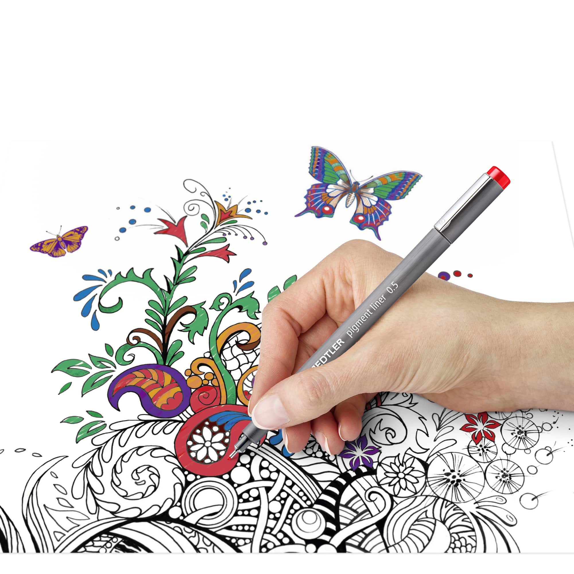 STAEDTLER&#xAE; 0.5mm 6 Color Pigment Liner Set