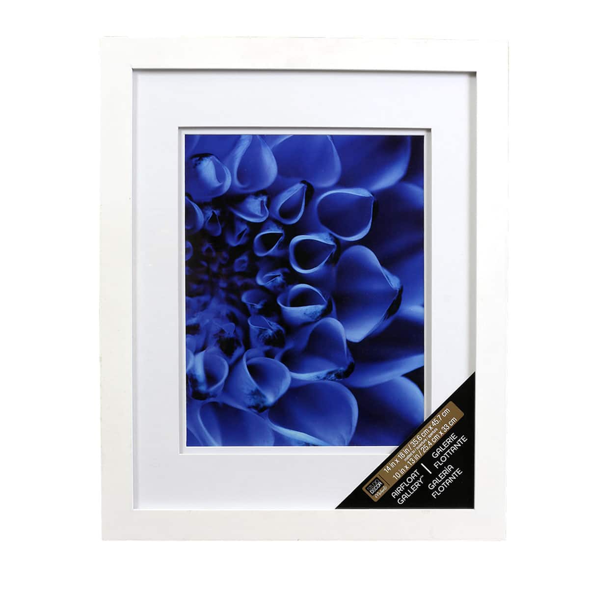 8 Pack White Gallery Wall Frame with Double Mat Airfloat Gallery™ by