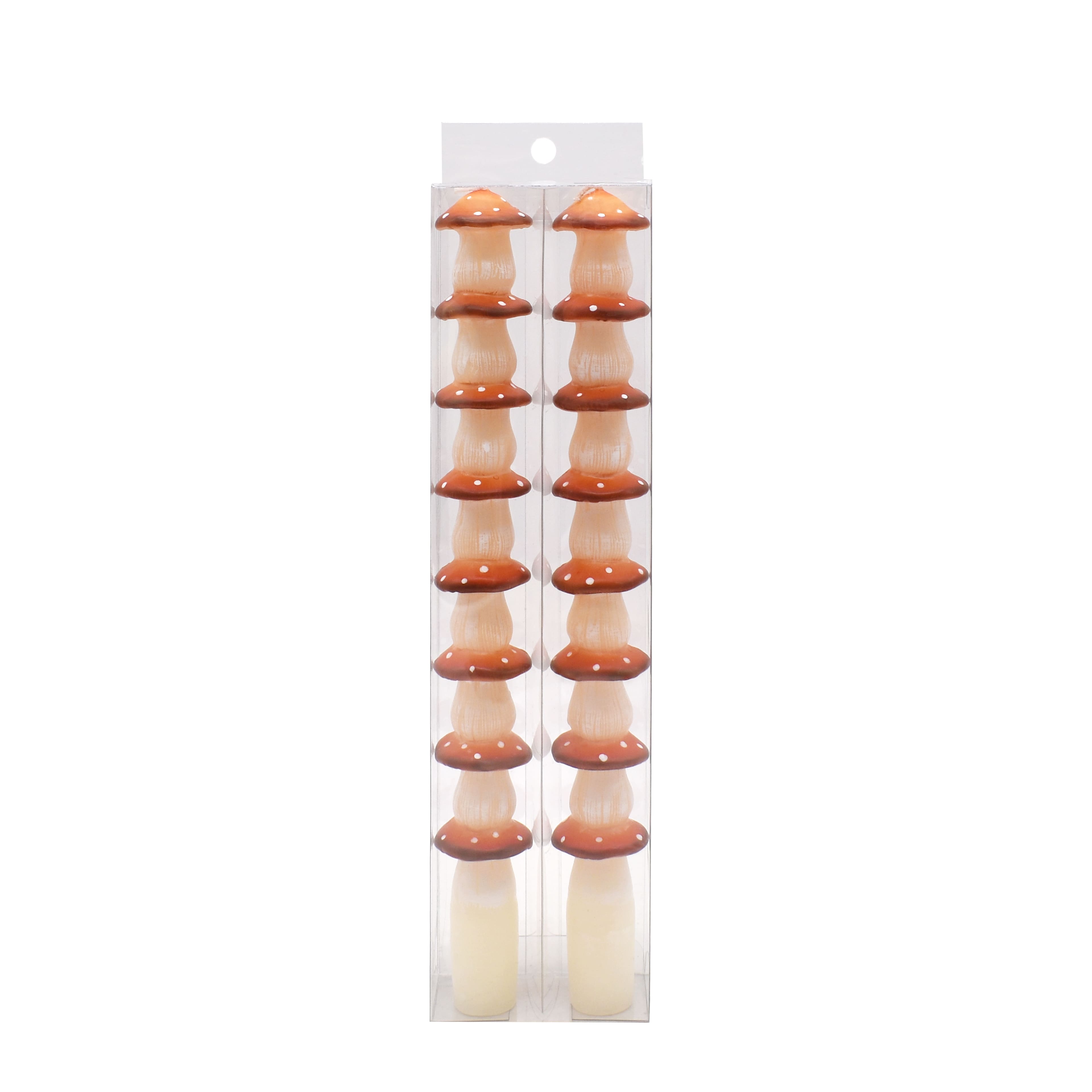 10&#x22; Mushroom Taper Candles, 2ct. by Ashland&#xAE;