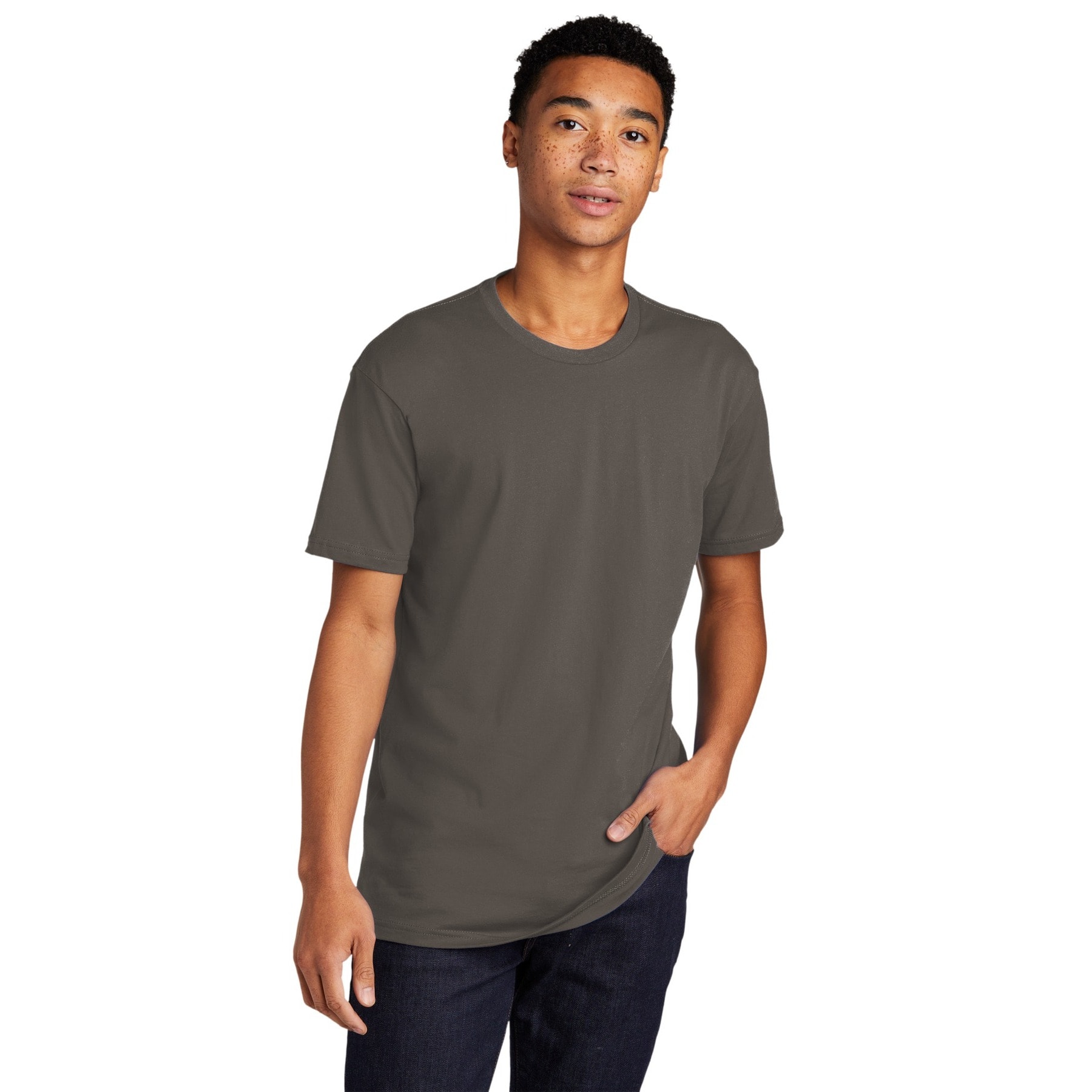 Next Level Neutrals Crew Neck Unisex Cotton T-Shirt