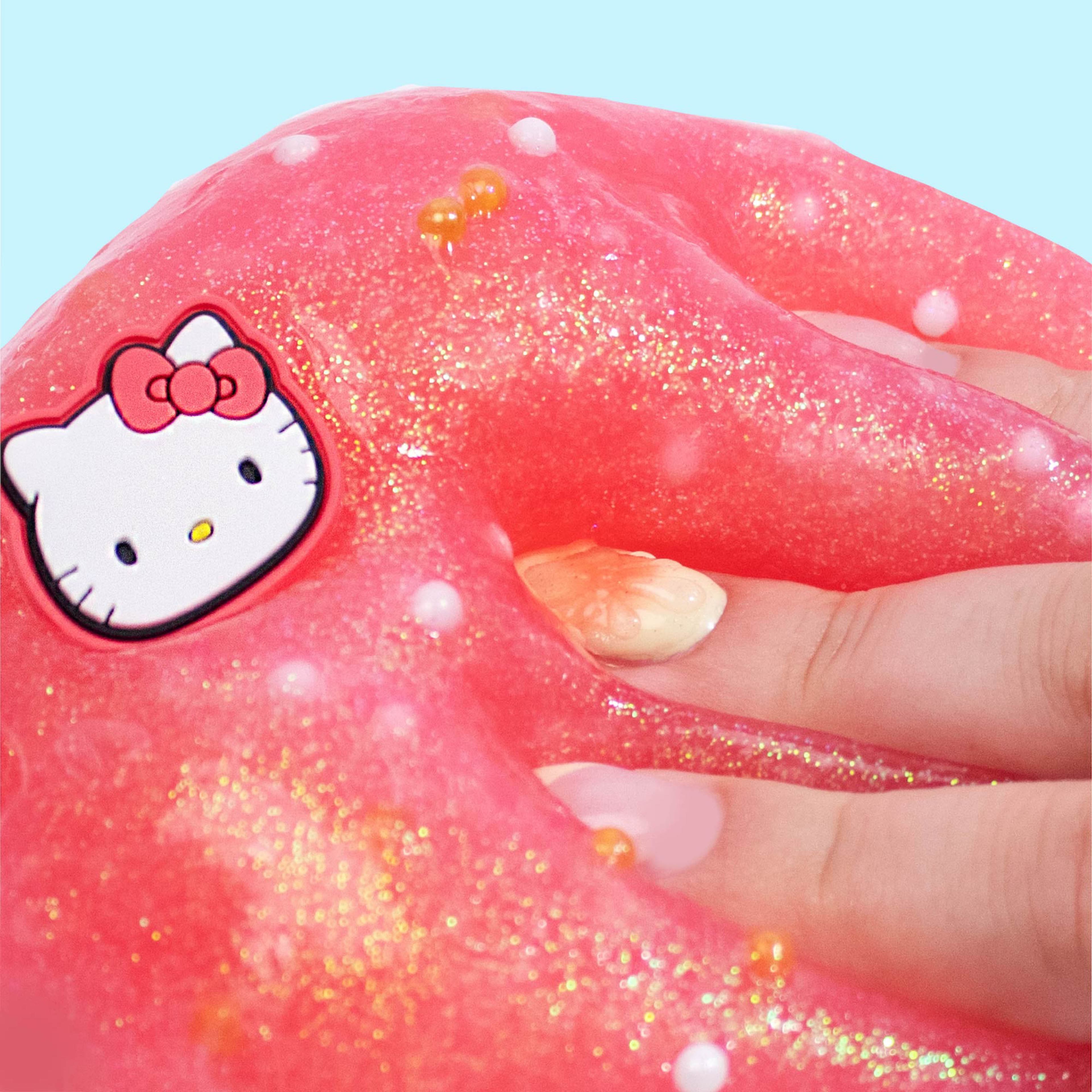 Hello Kitty® SlimyGloop® 8oz. Red & White Cotton Candy Scented Slime