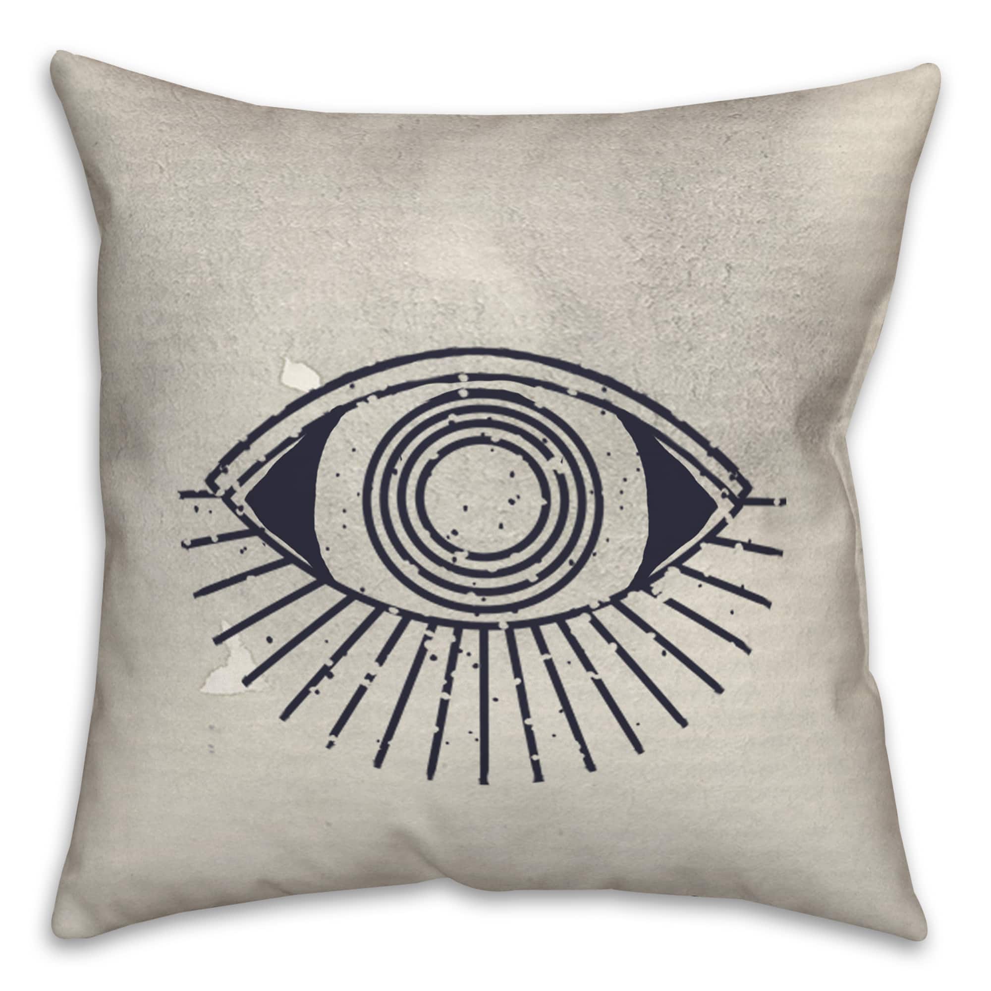Seeing Eye 2 18&#x22; x 18&#x22; Throw Pillow