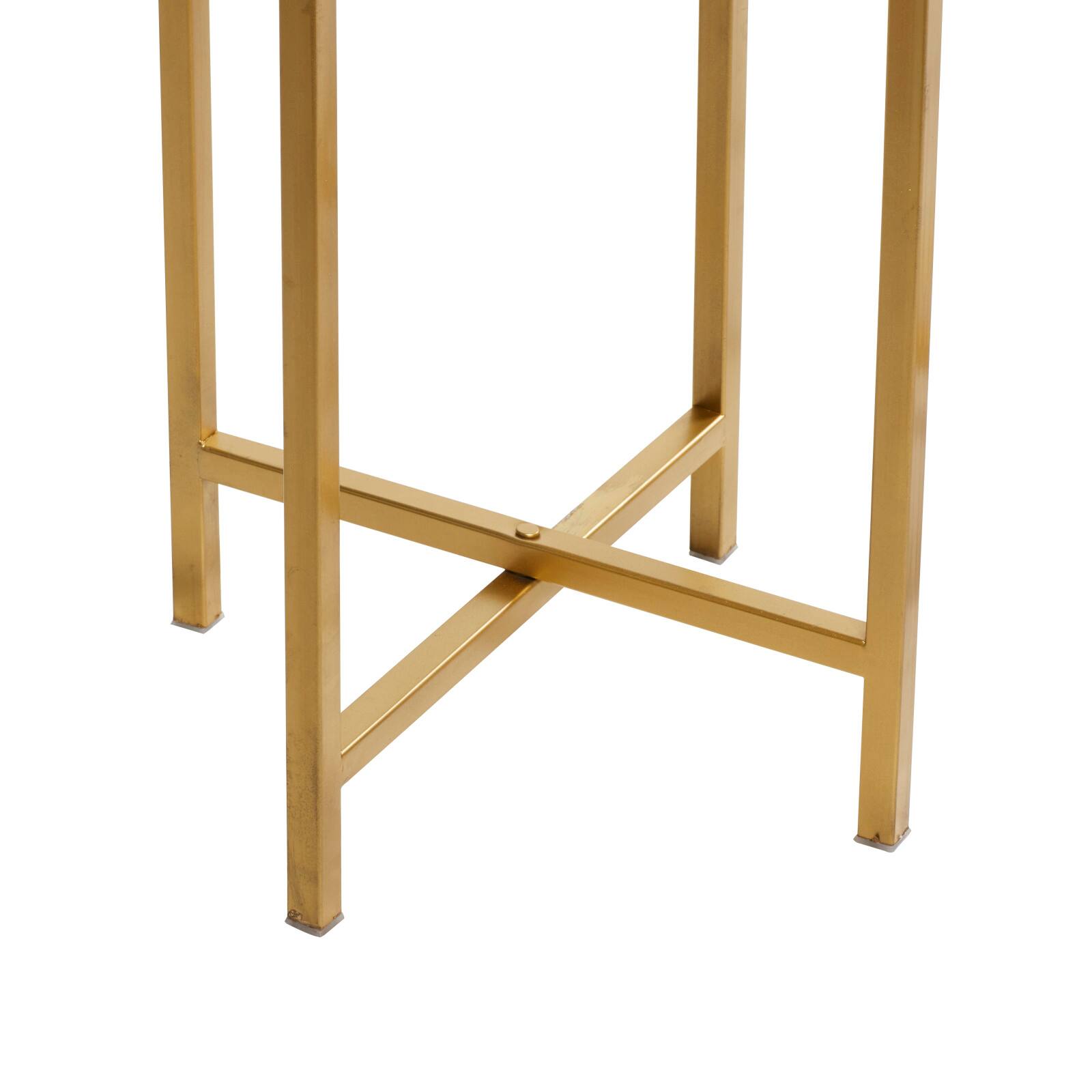 Black Metal Contemporary Stand Planter Set