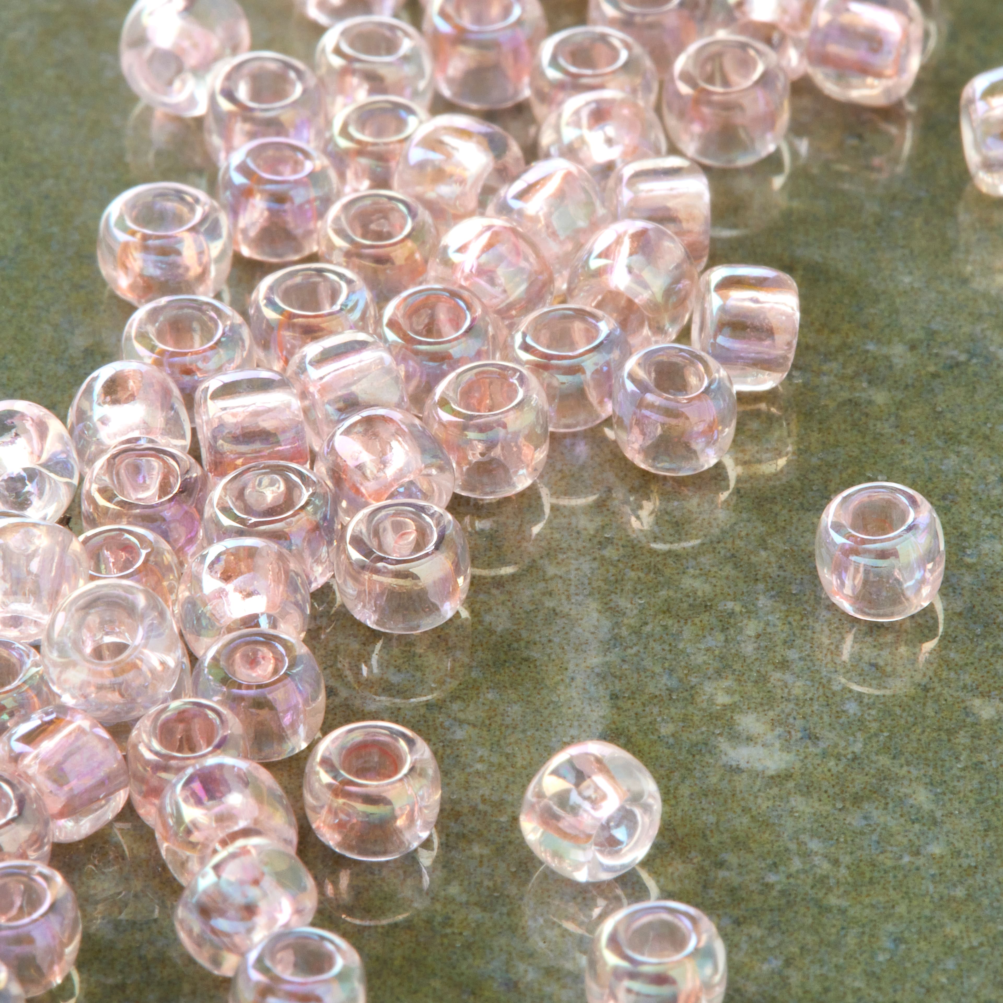 12 Pack: Toho&#xAE; Dyed Rainbow Pink Japanese Glass Seed Beads, 6/0