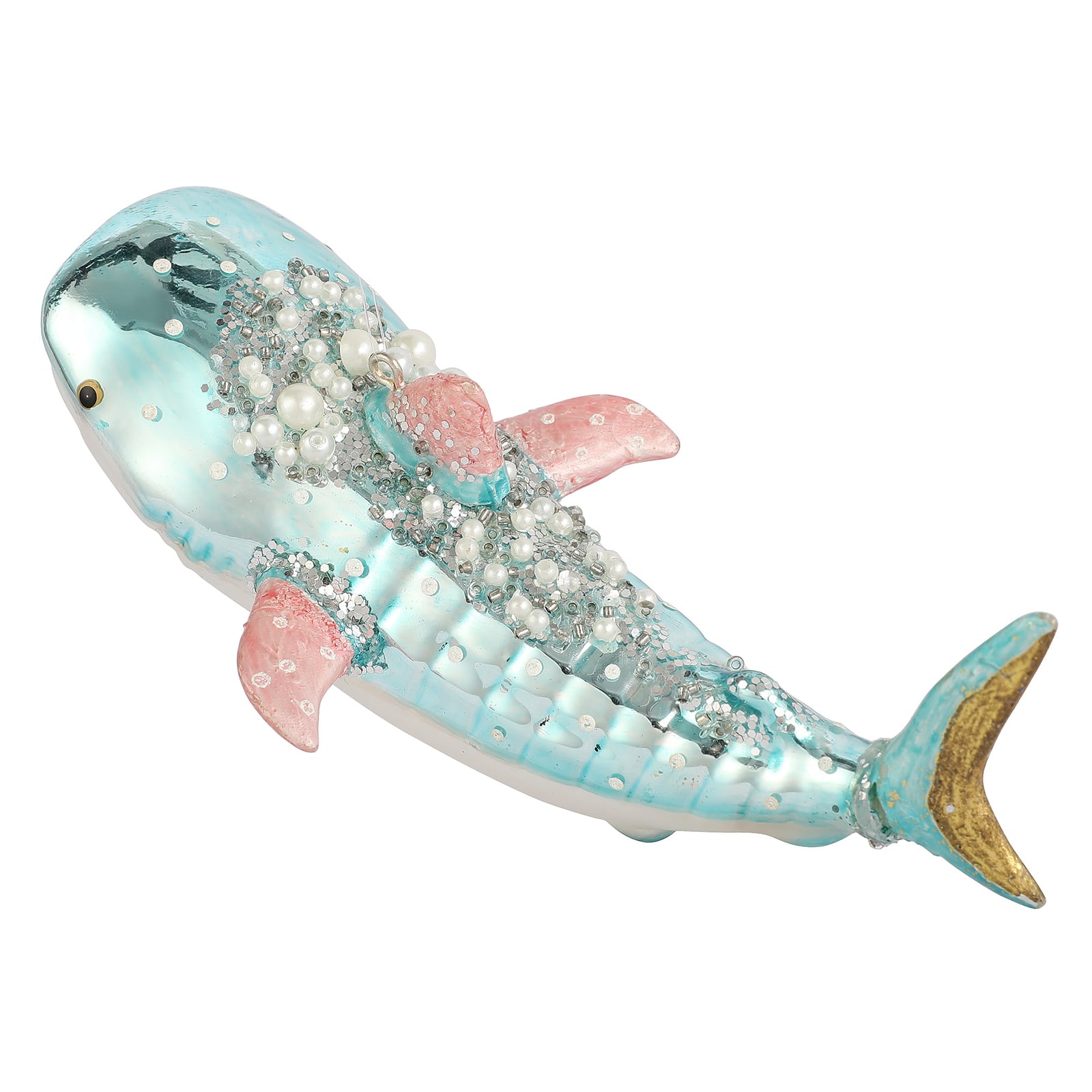 5.5&#x22; Shark Glass Ornament by Ashland&#xAE;