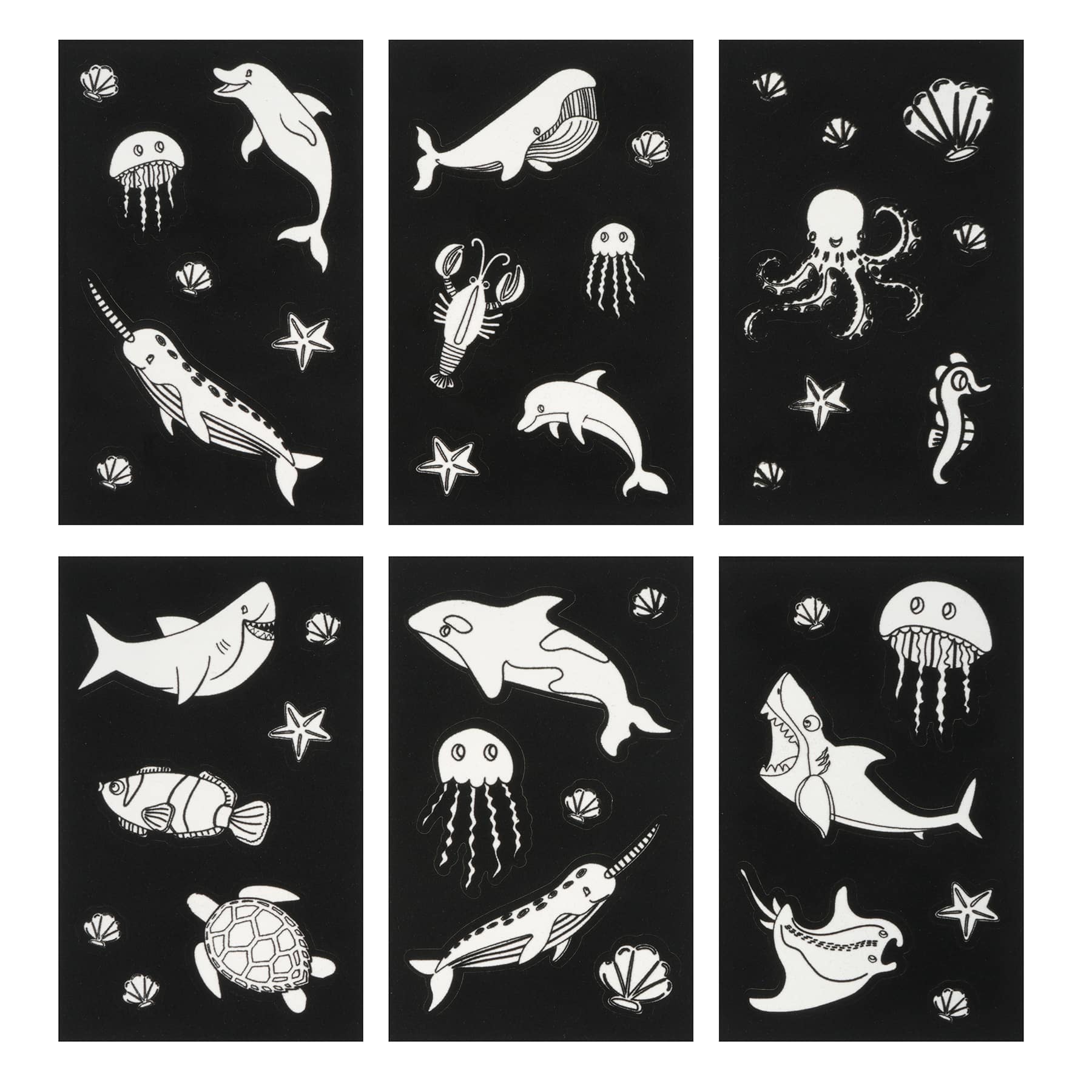 Sea Life Velvet Stickers by Creatology&#x2122;