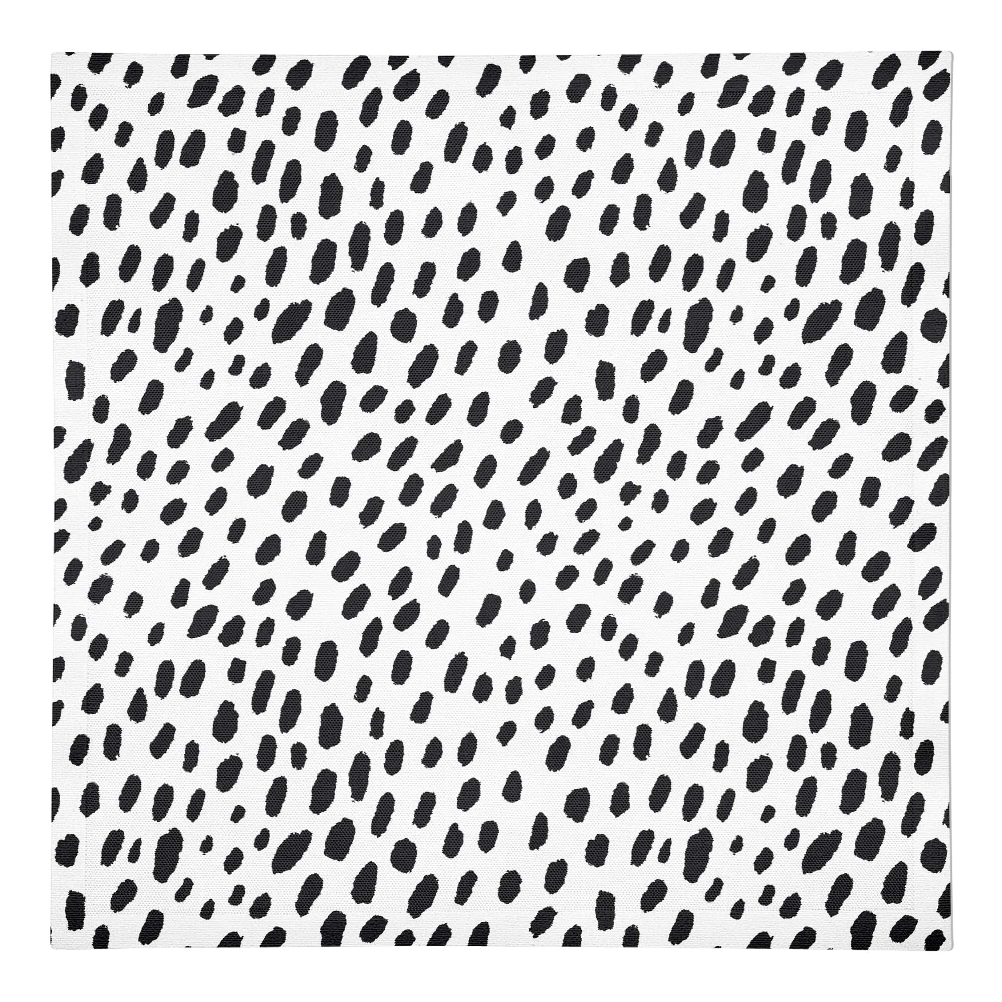 Monochromatic Spot Pattern 10" x 10" Cotton Twill Napkin