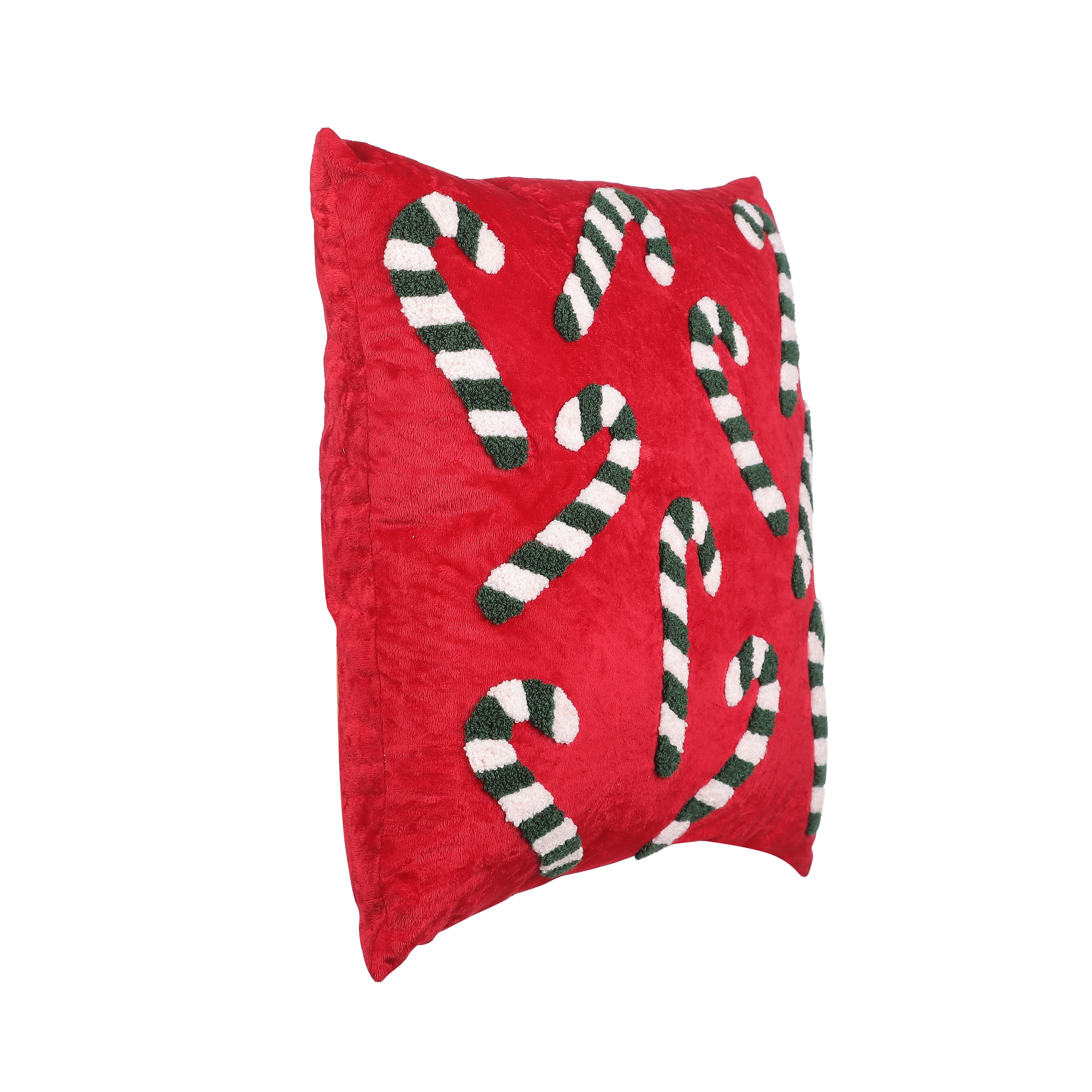 16&#x22; Candy Cane Throw Pillow by Ashland&#xAE;