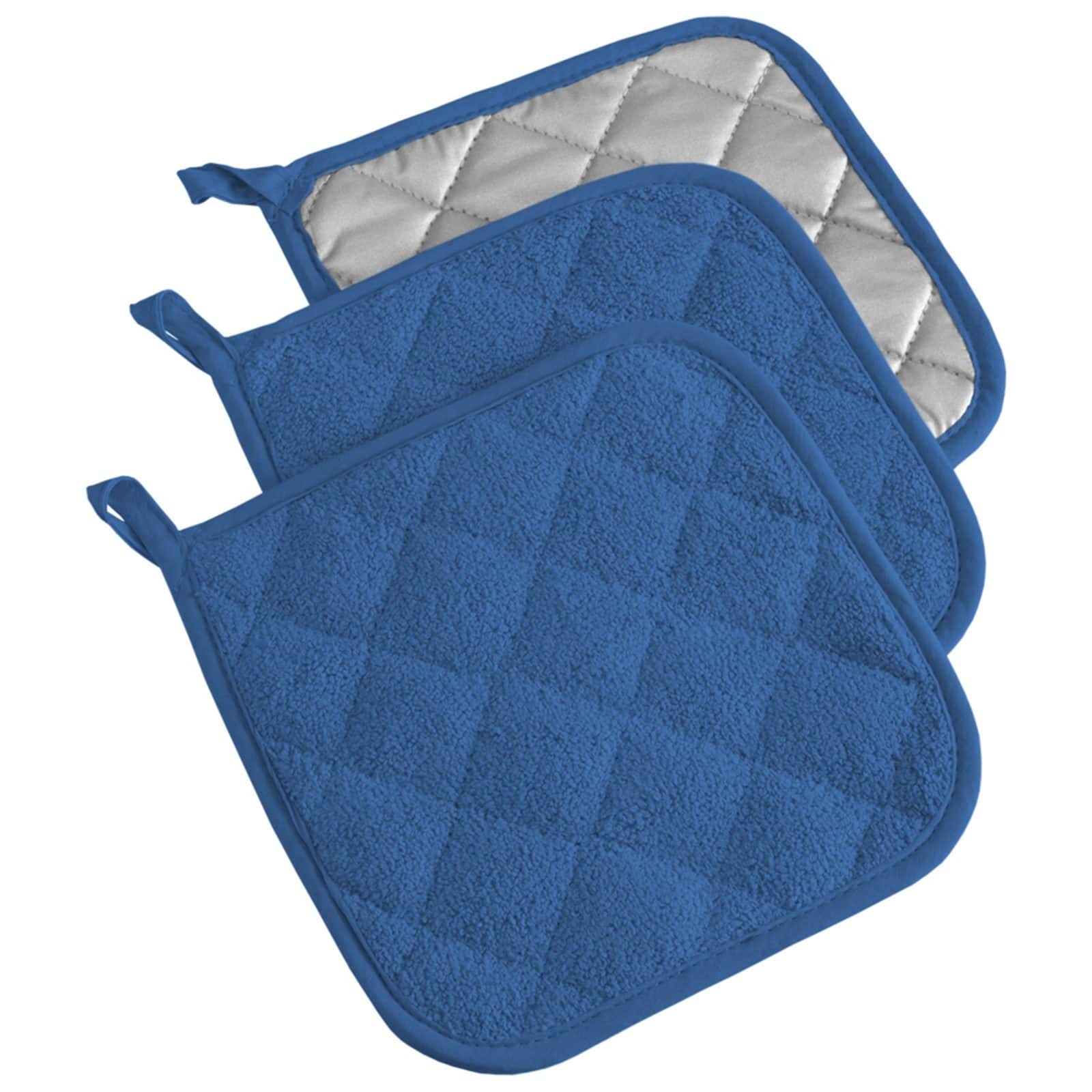 DII® Terry Cloth Potholders, 3ct.
