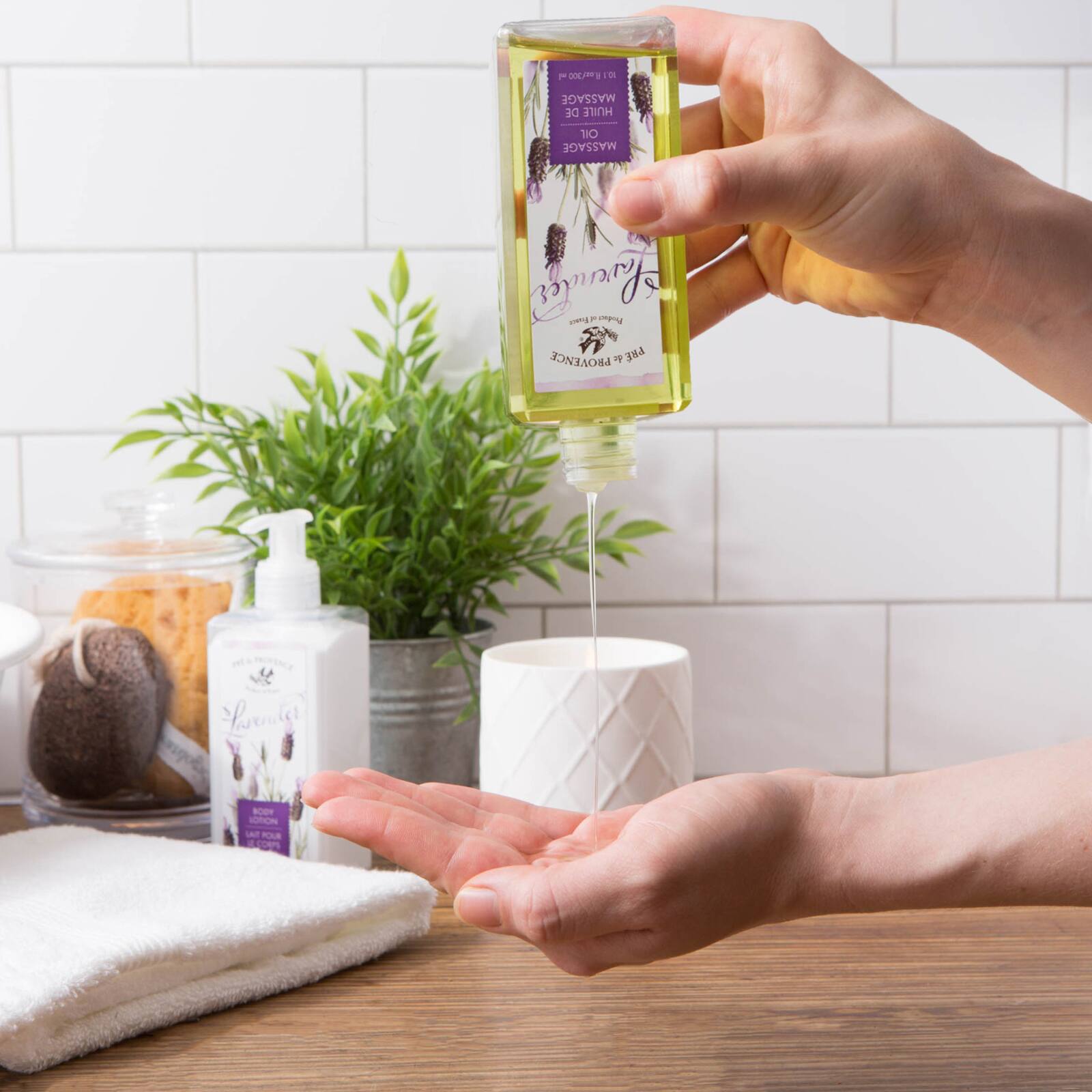 European Soaps Lavender Massage Oil, 300mL