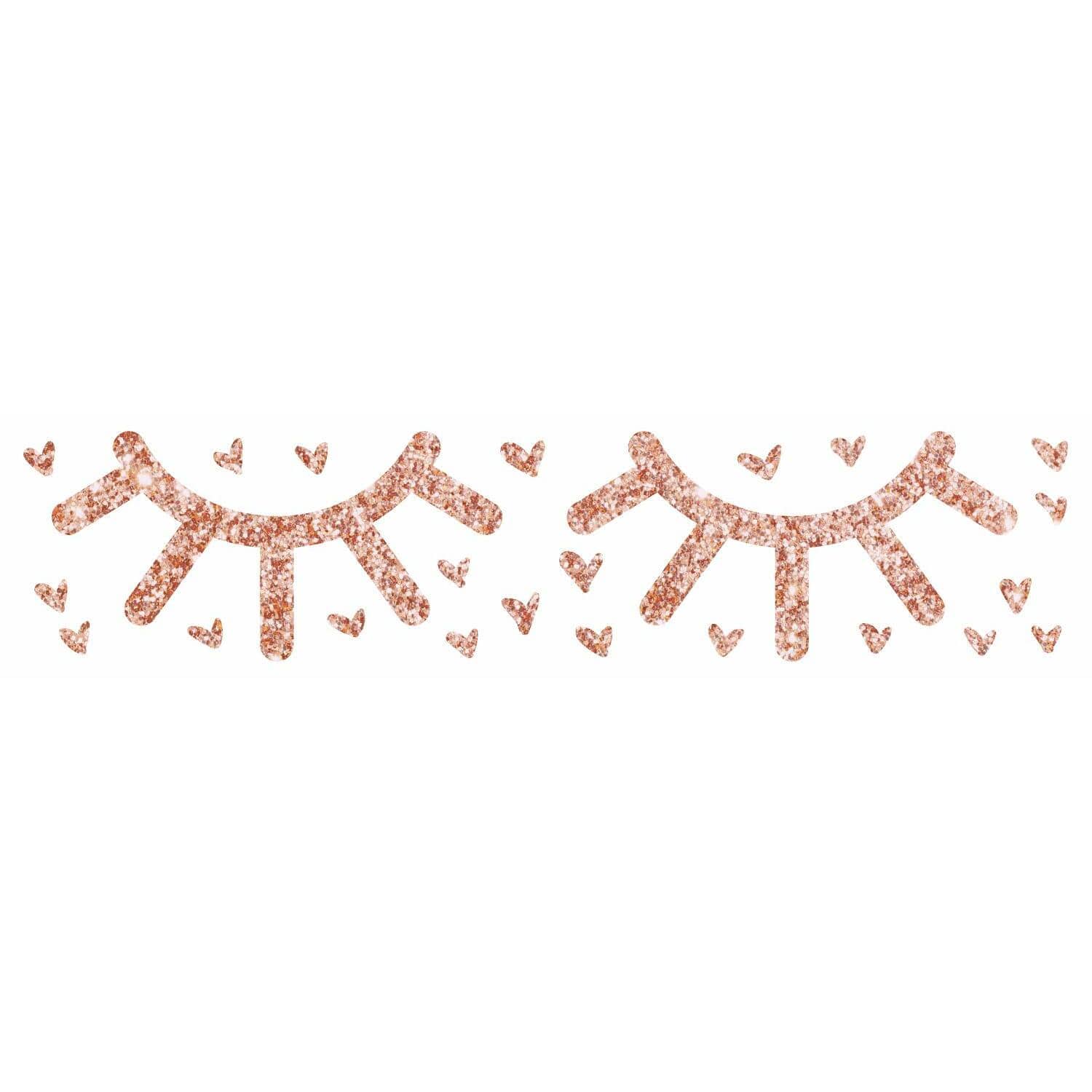 RoomMates Eyelash Peel & Stick Glitter Wall Decals