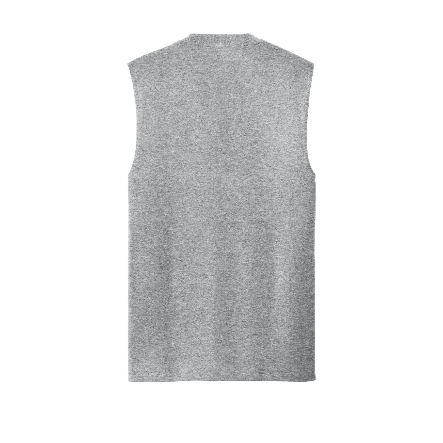 Port & Company® Men's Core Cotton Sleeveless T-Shirt