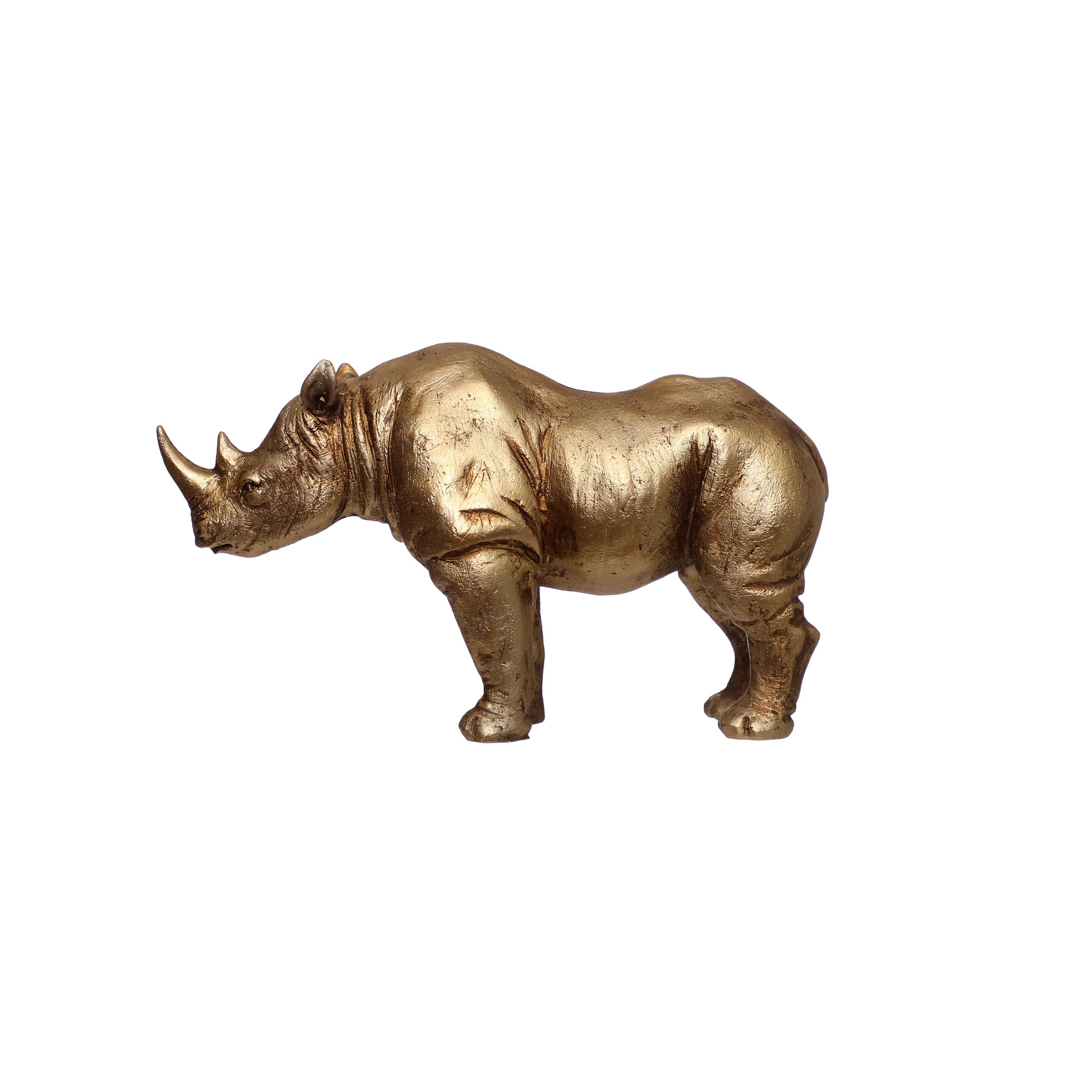 8&#x22; Gold Rhino Tabletop D&#xE9;cor by Ashland&#xAE;