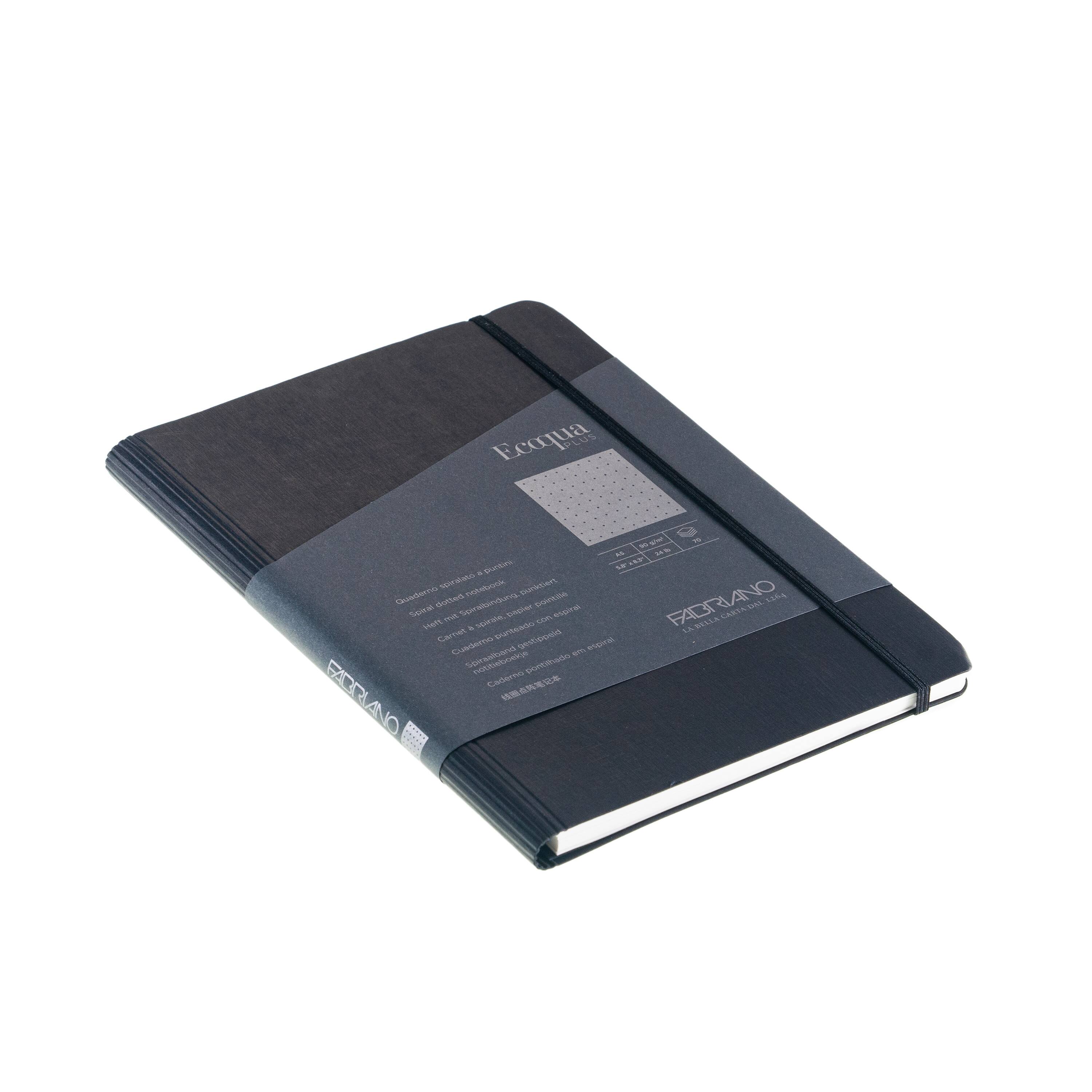Fabriano® Ecoqua Plus Dotted A5 Hidden Spiral-Bound Notebook
