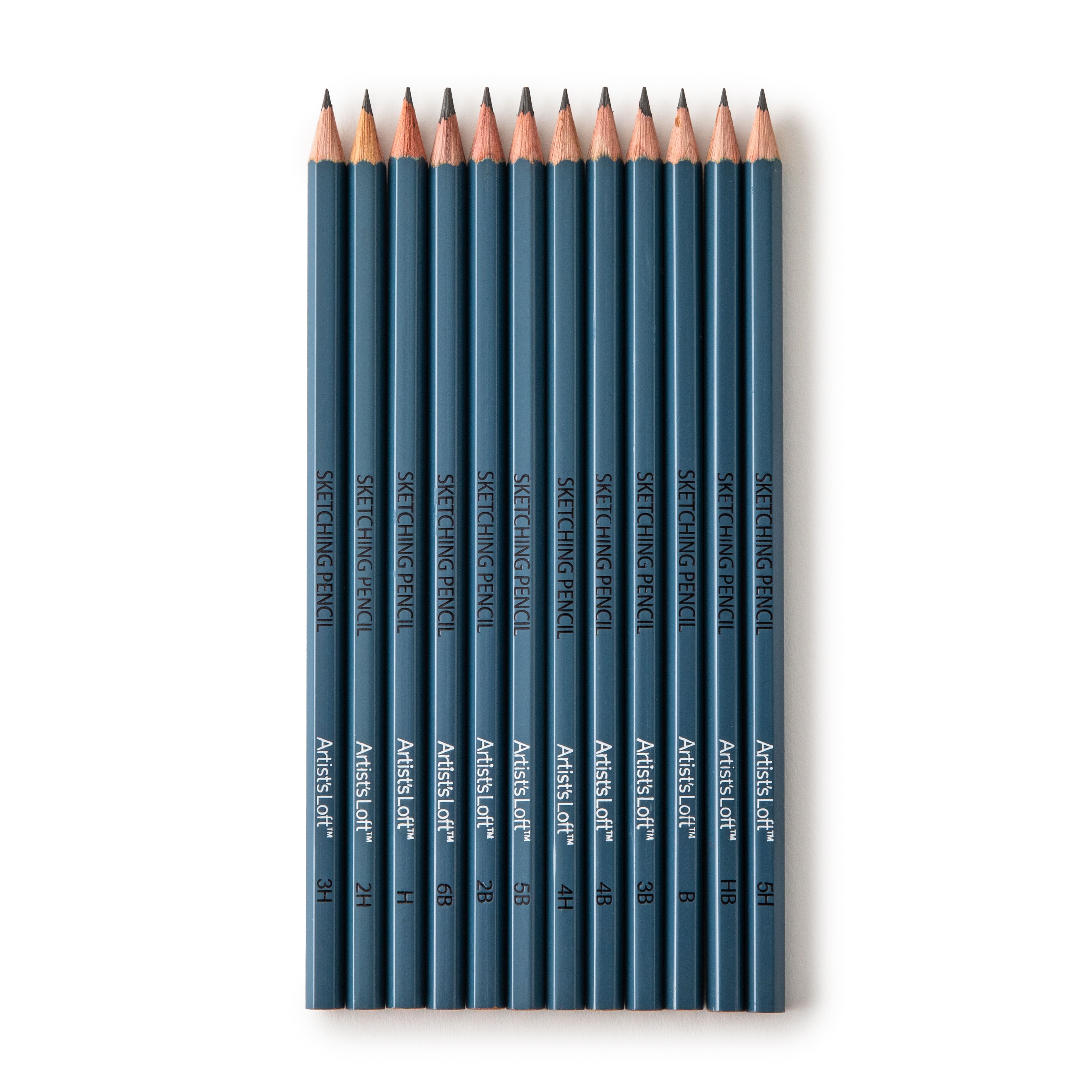 Amazon.com : MARKART Professional White Charcoal Pencils Set, 5 Pieces  White Sketch Pencils White Chalk Pencils for Drawing, Sketching, Shading,  Blending : Arts, Crafts & Sewing