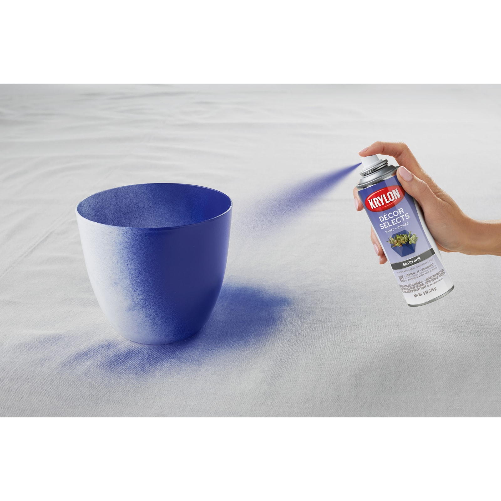 Krylon&#xAE; D&#xE9;cor Selects Satin Paint &#x26; Primer