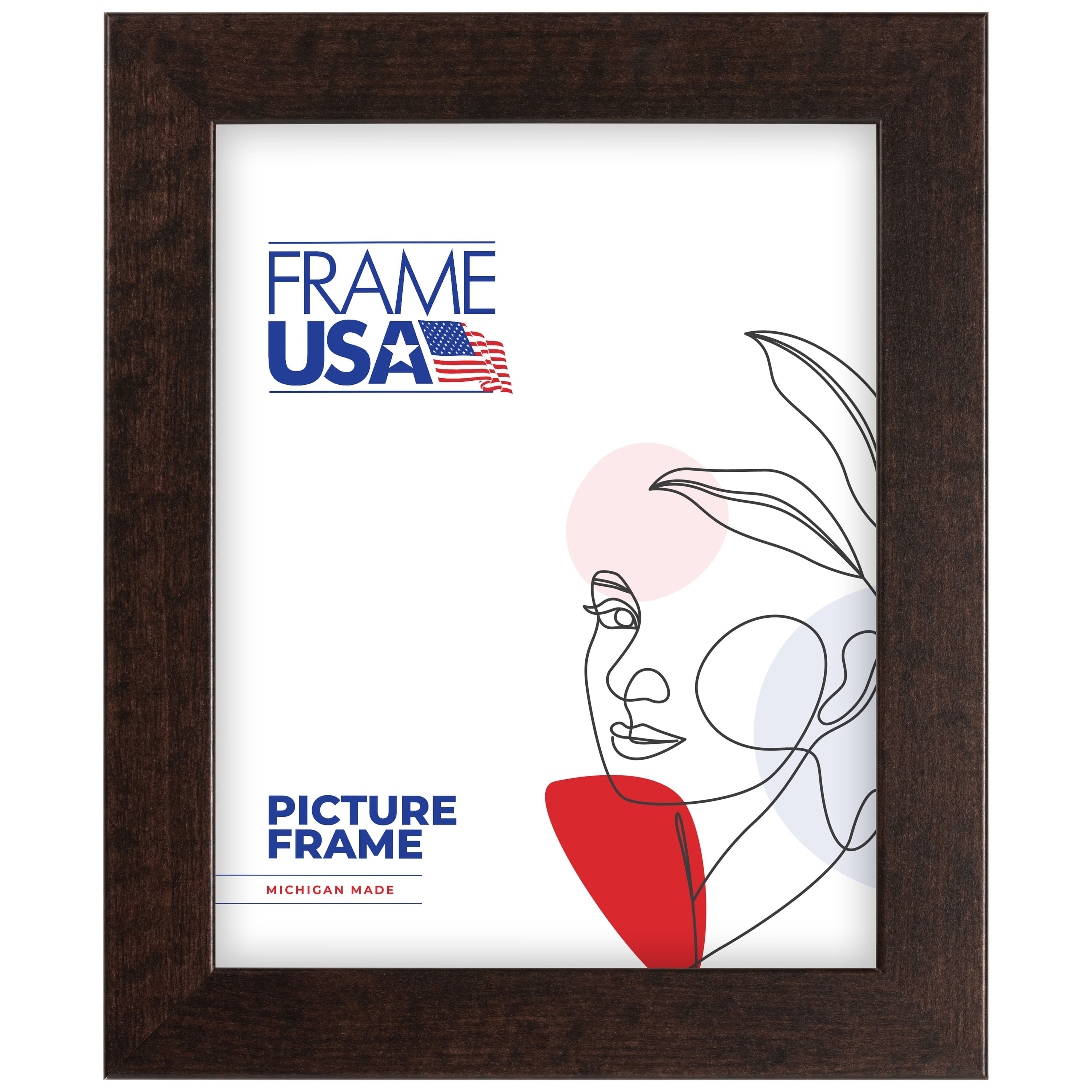 Frame USA Corporate Brazilian Walnut Single Image Picture Frame