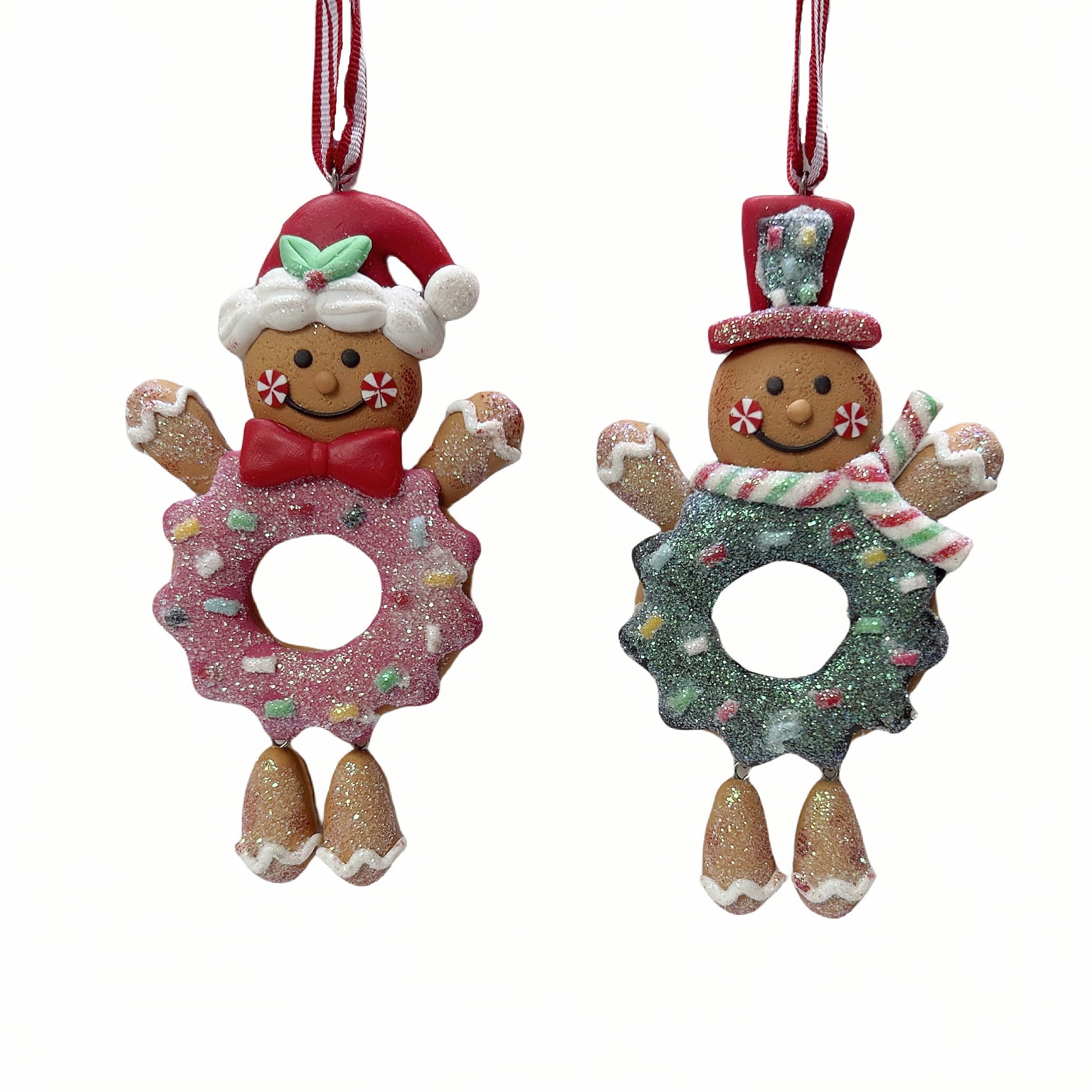 Assorted 5&#x22; Gingerbread Clay Ornament by Ashland&#xAE;, 1pc.