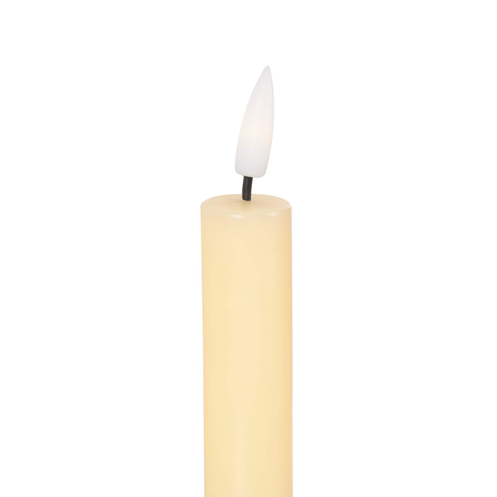 10" Flameless Wax Candles with Remote Control, 6ct.