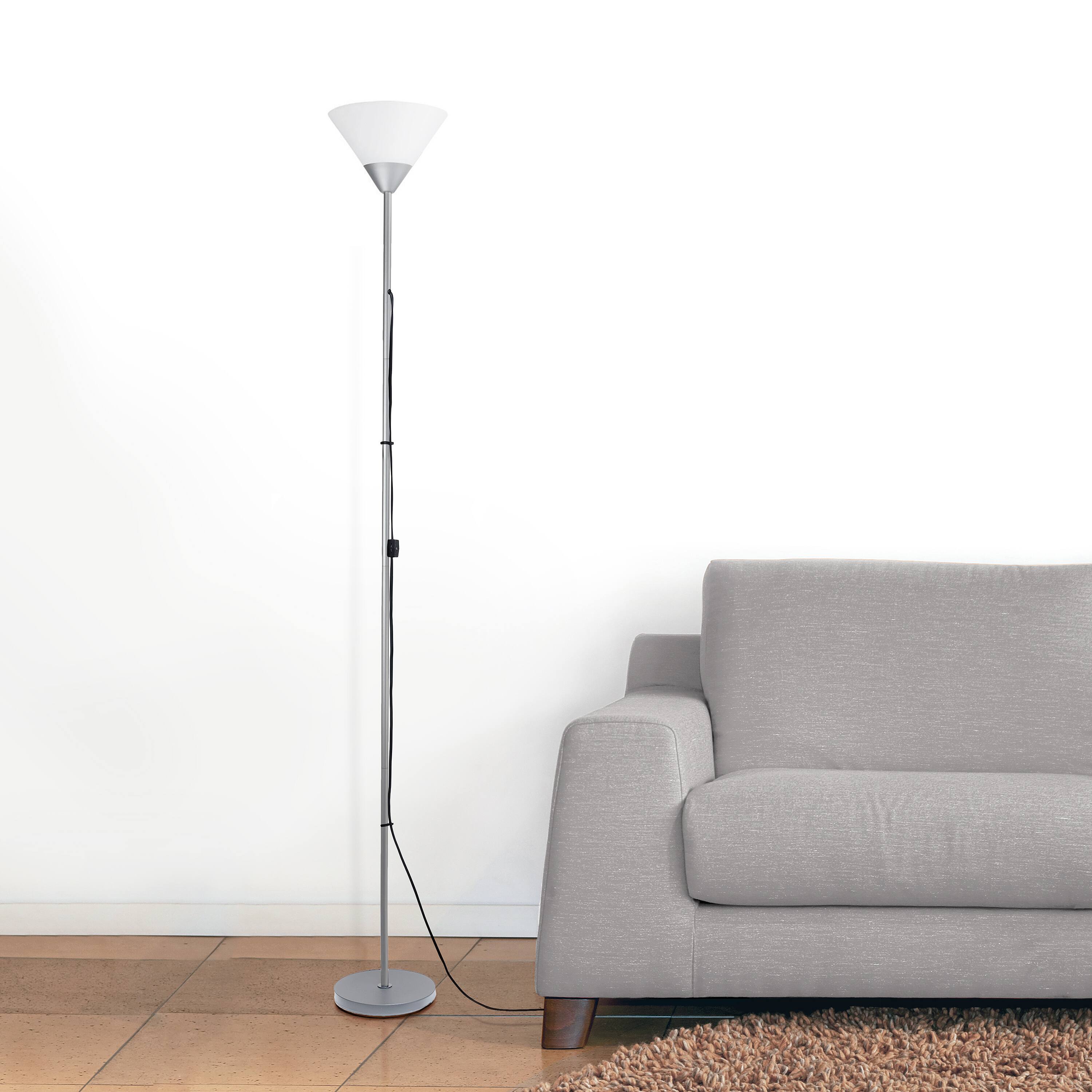Simple Designs 70&#x22; Torchiere Floor Lamp