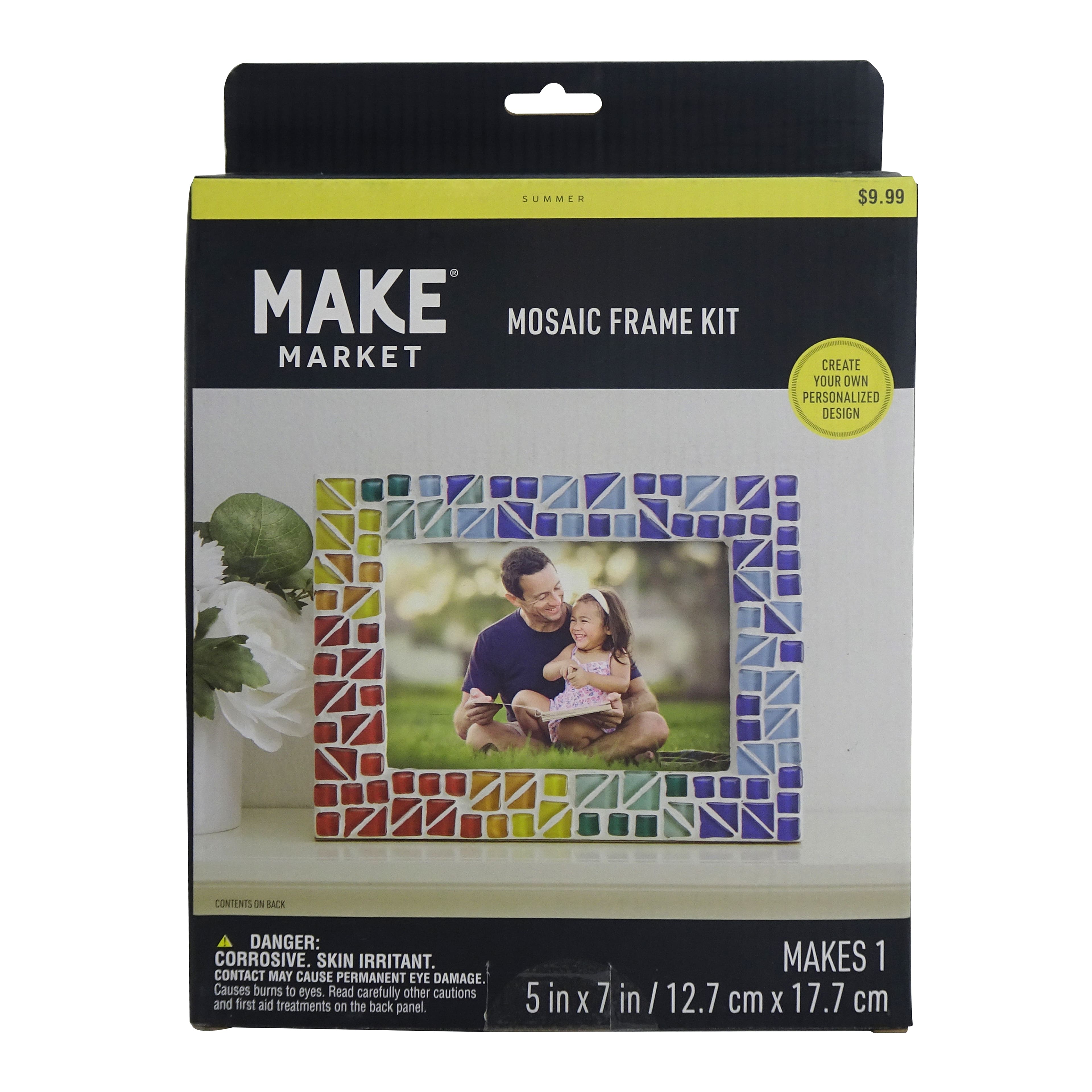 5&#x22; x 7&#x22; Rainbow Mosaic Frame Kit by Make Market&#xAE;