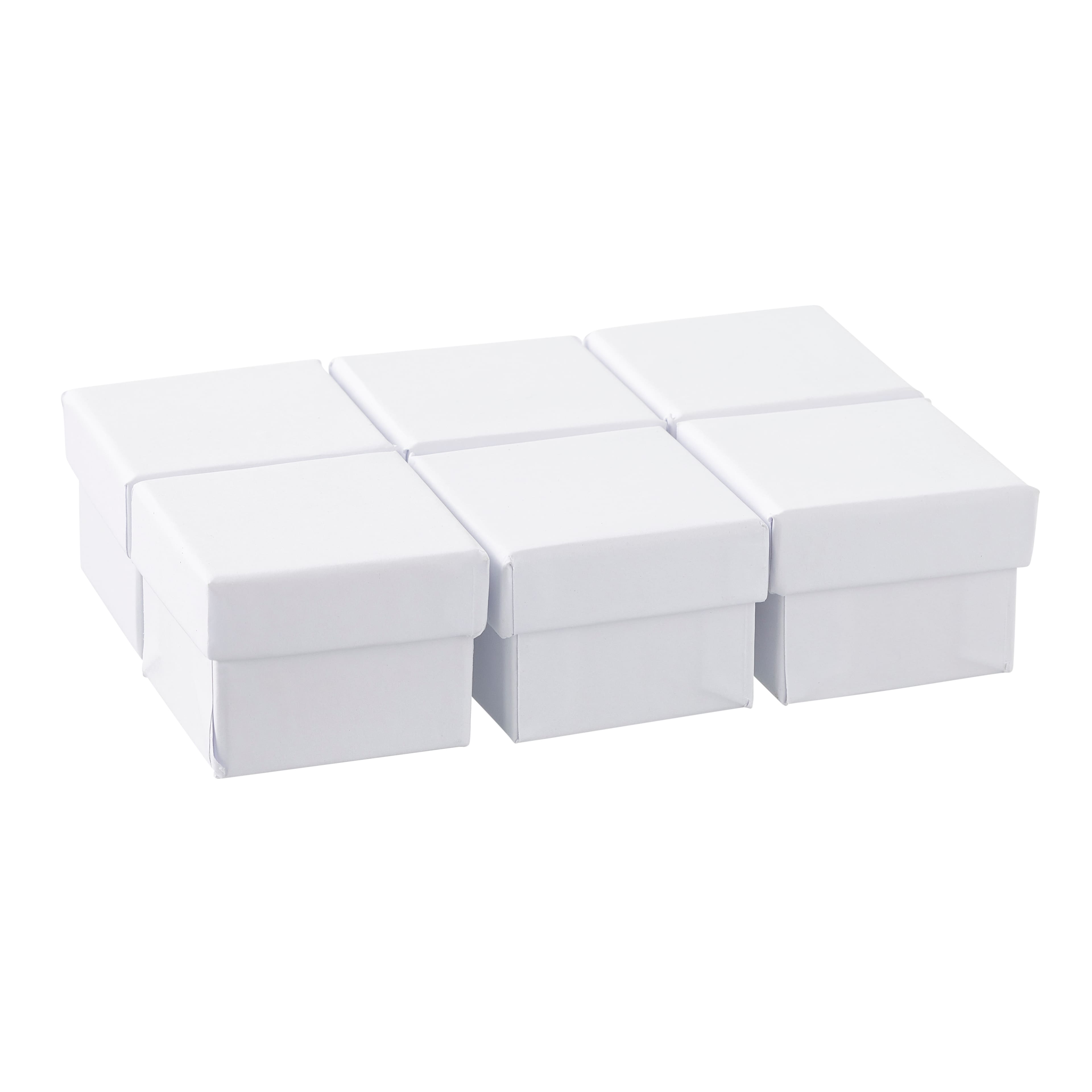 12 Packs: 6 ct. (72 total) White Ring Boxes by Bead Landing&#x2122;