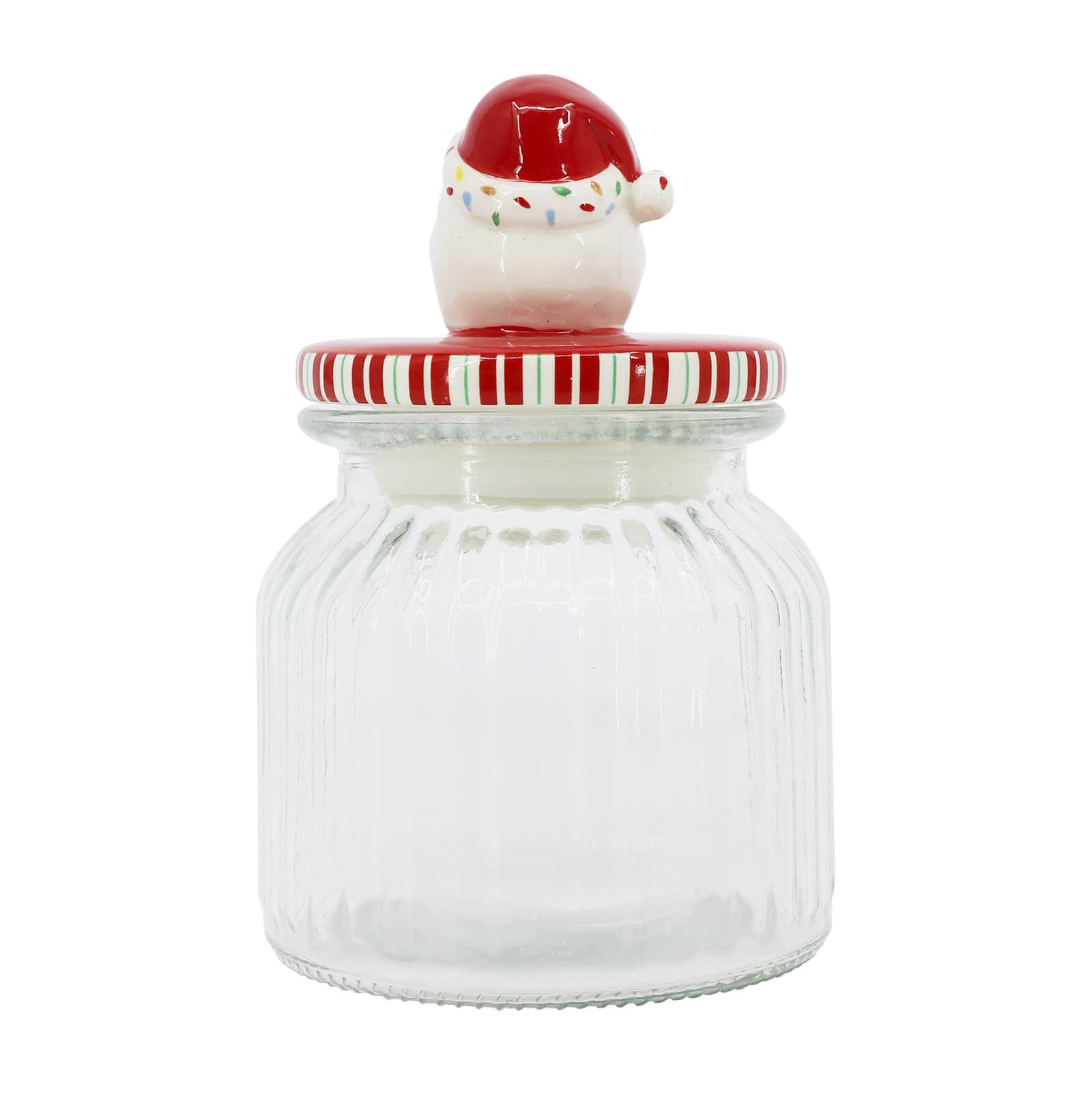 7&#x22; Glass Container with Santa Lid by Ashland&#xAE;