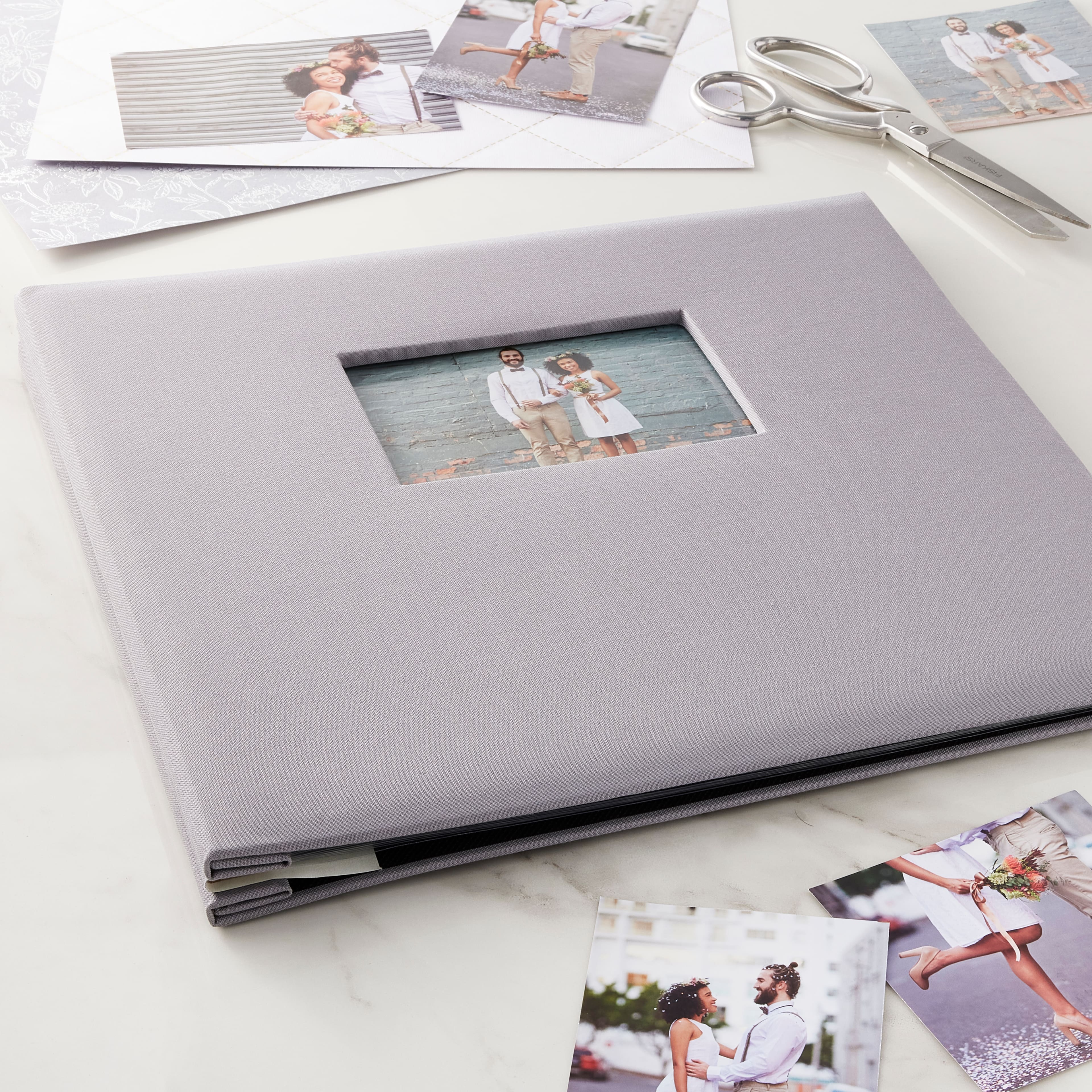 6 Pack: Gray Scrapbook Album by Recollections&#x2122;