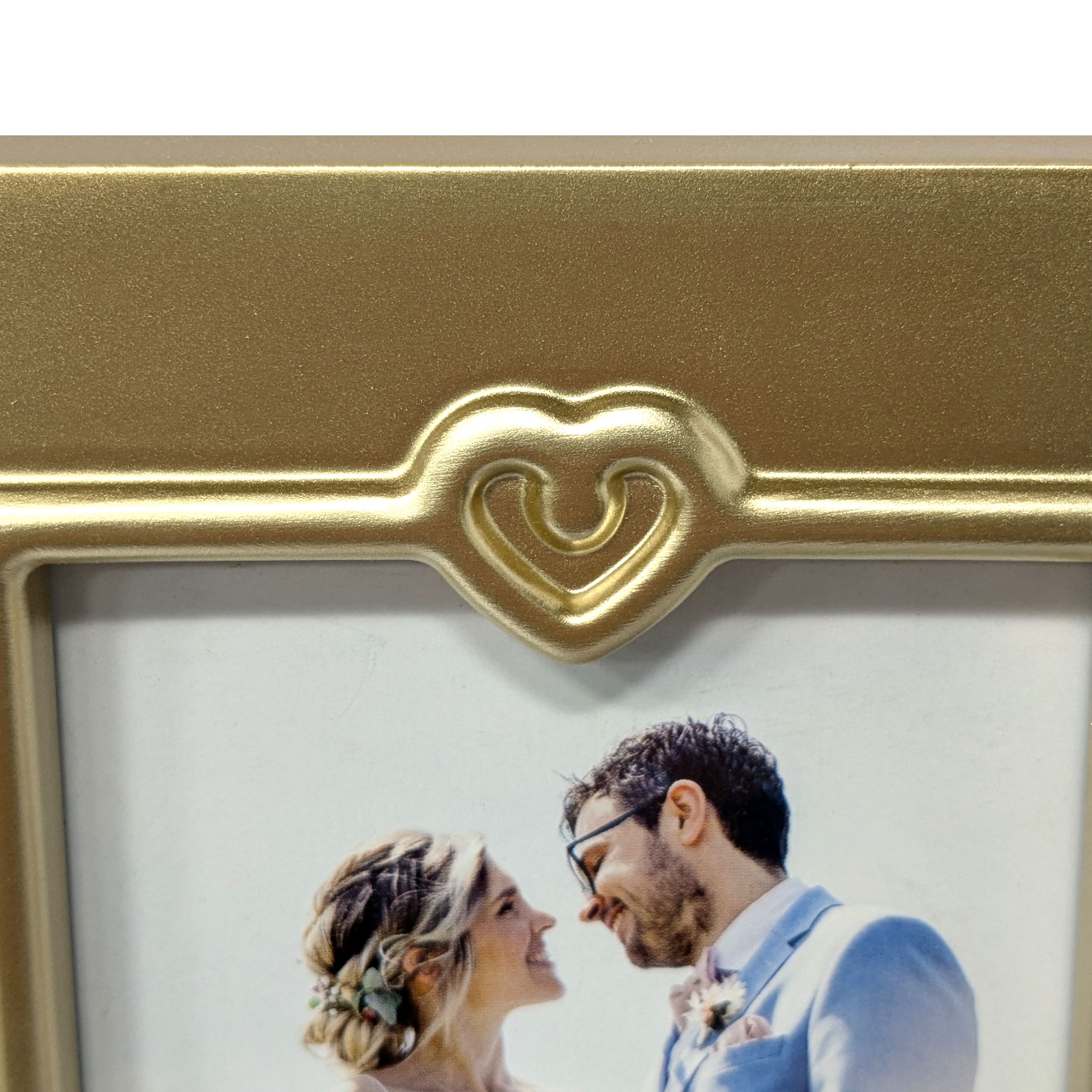 6 Pack: Expressions&#x2122; Gold Frame with Heart Icon by Studio D&#xE9;cor&#xAE;