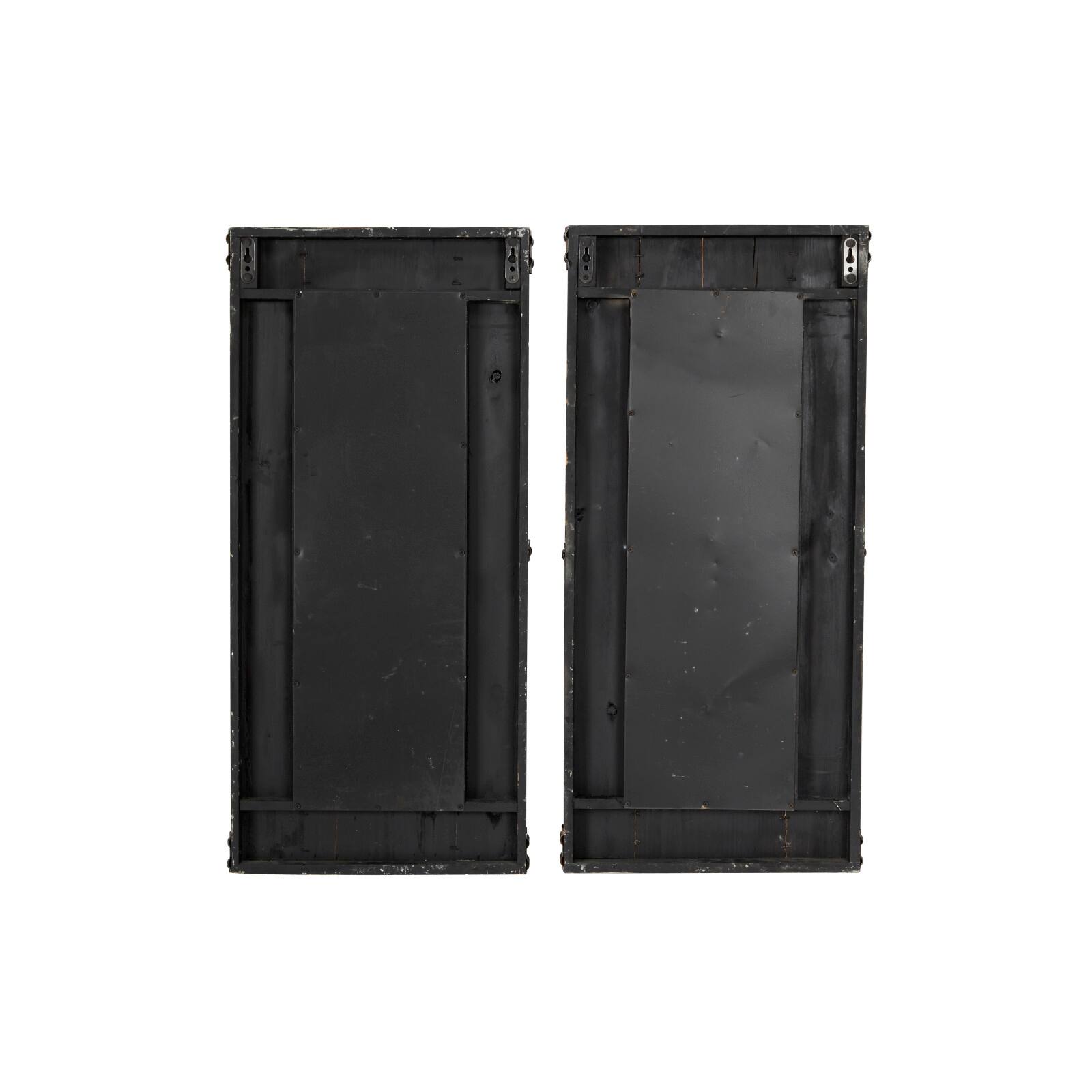 Brown Wood & Metal Rustic Key Wall Décor Set