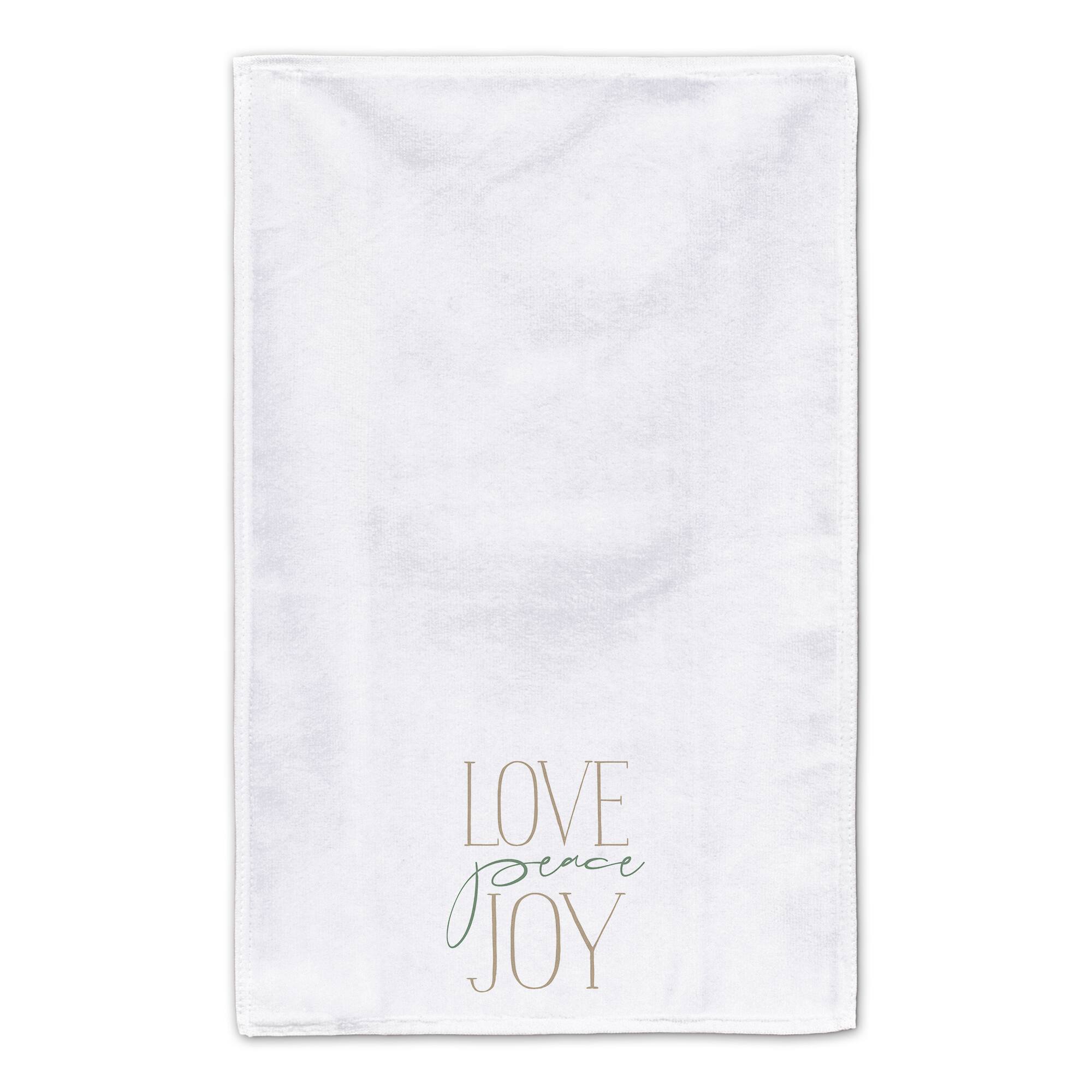 Love, Peace &#x26; Joy Tea Towel Set