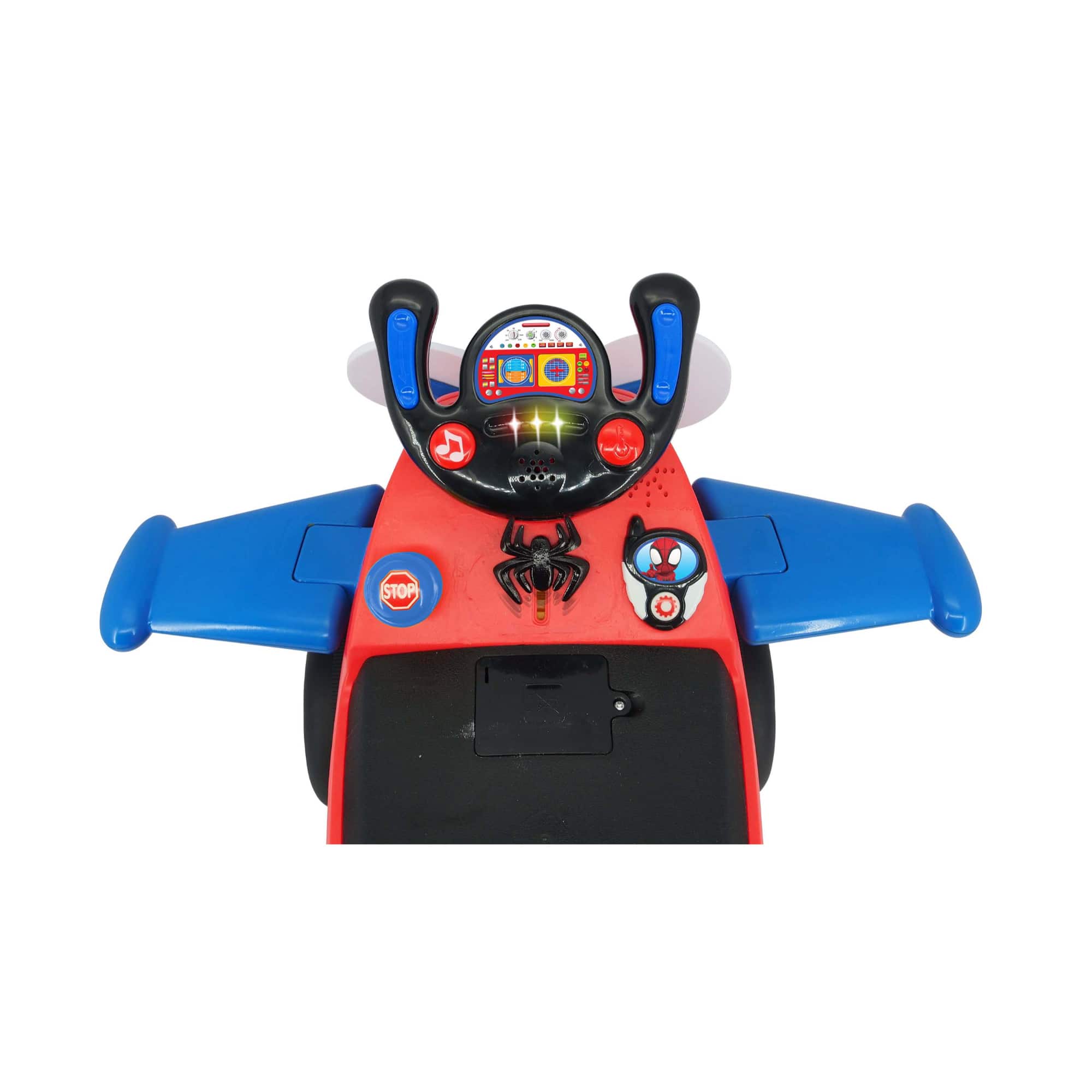 Kiddieland Marvel® Lights n' Sounds Spidey Activity Plane Ride-On