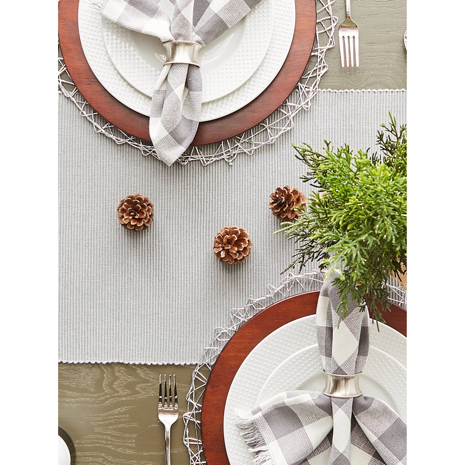 DII&#xAE; 72&#x22; Ribbed Table Runner