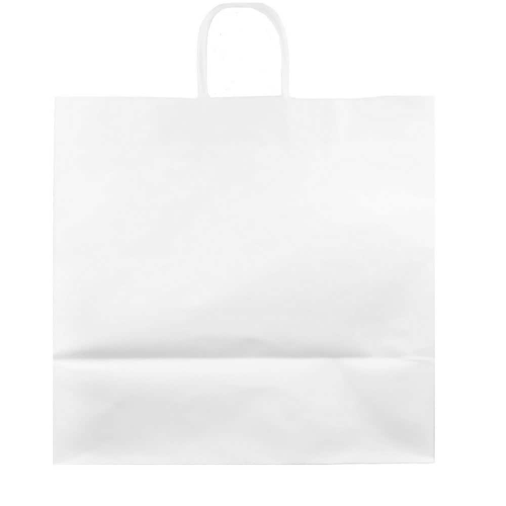 JAM Paper 16&#x22; White Kraft Gift Bags, 24ct.