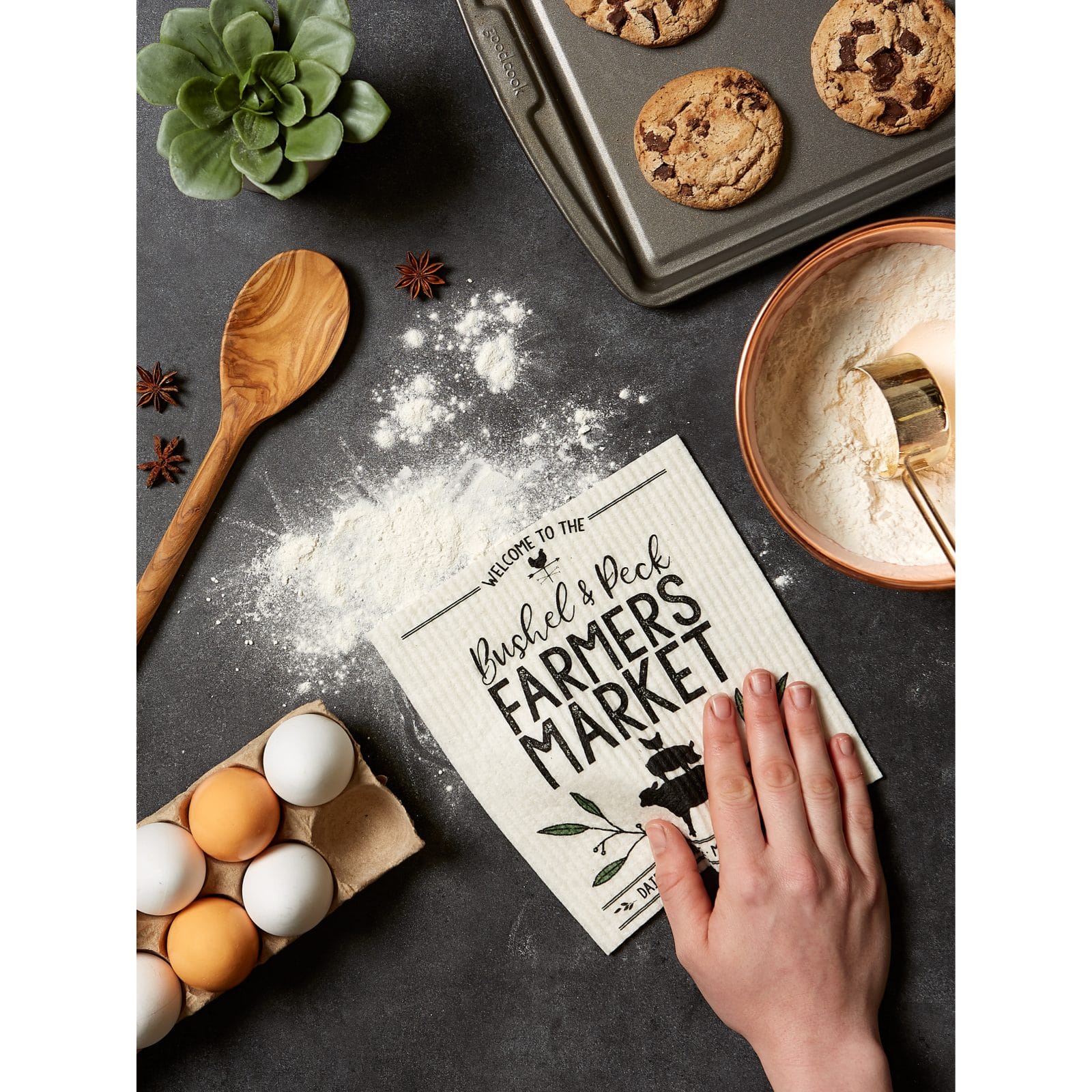 DII® Farmers Market Swedish Dishcloth, 3ct.