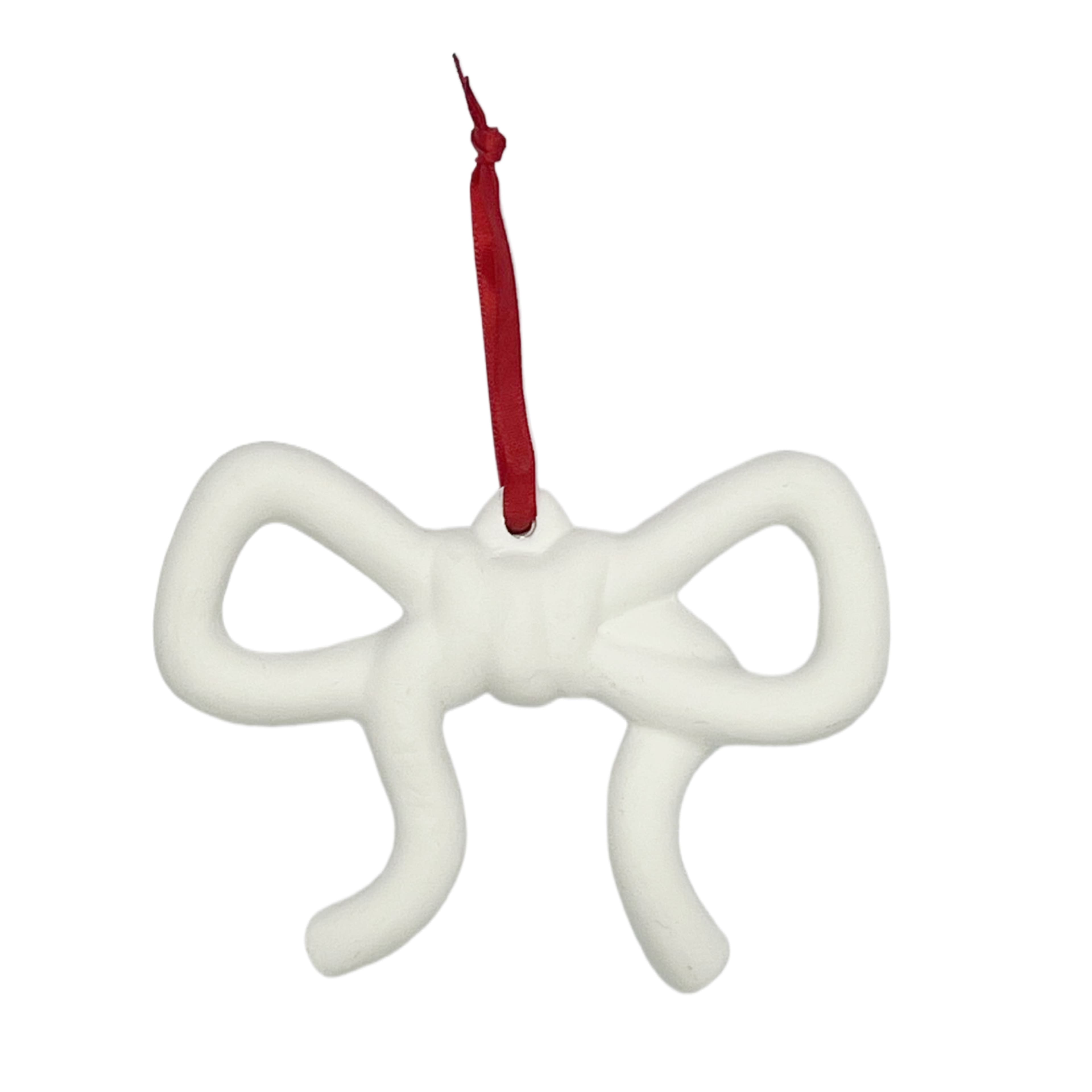 4.5&#x22; DIY Ceramic Bow Ornament by Make Market&#xAE;