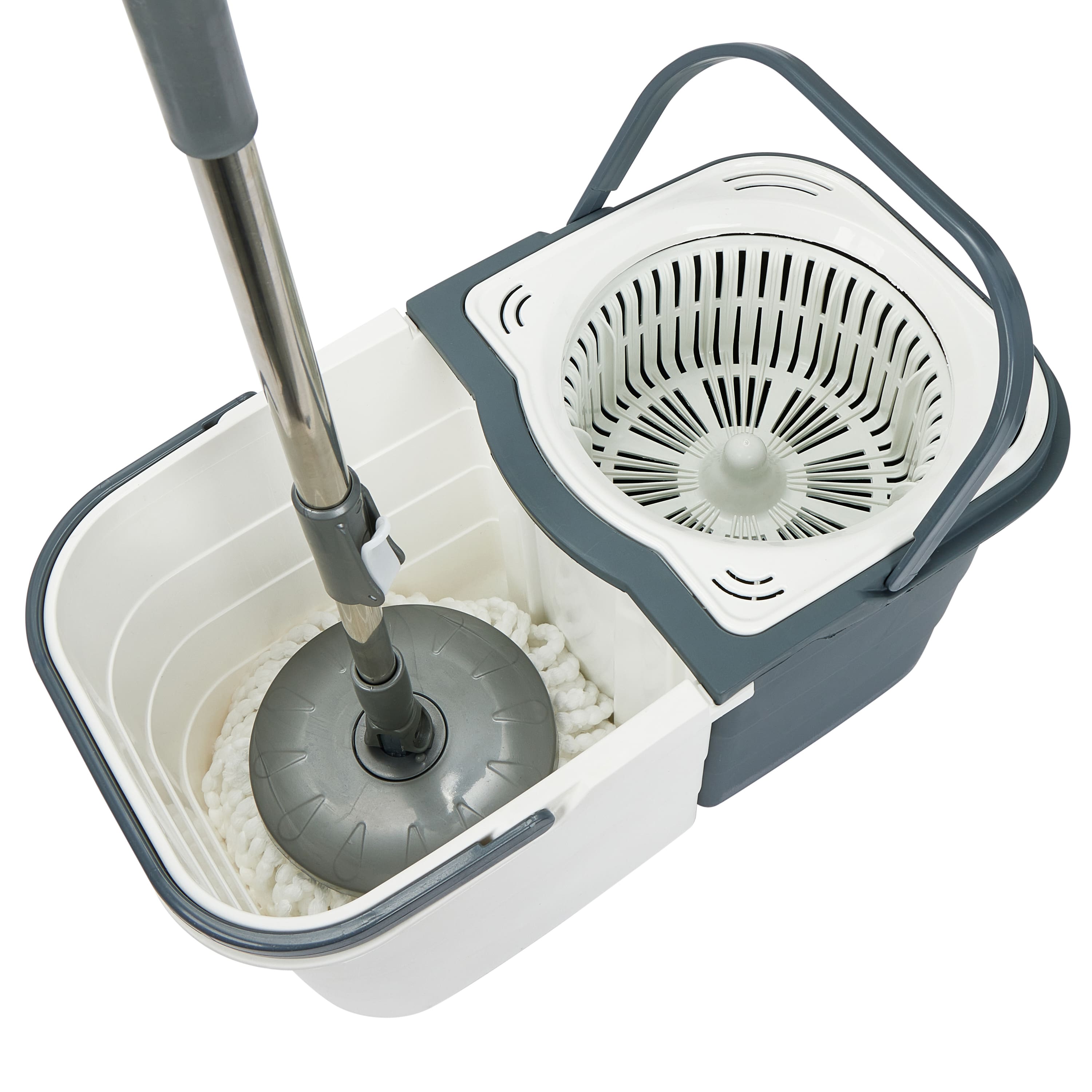 Kitchen Details 360 Deluxe Self-Wringing Mop with Detachable Bucket