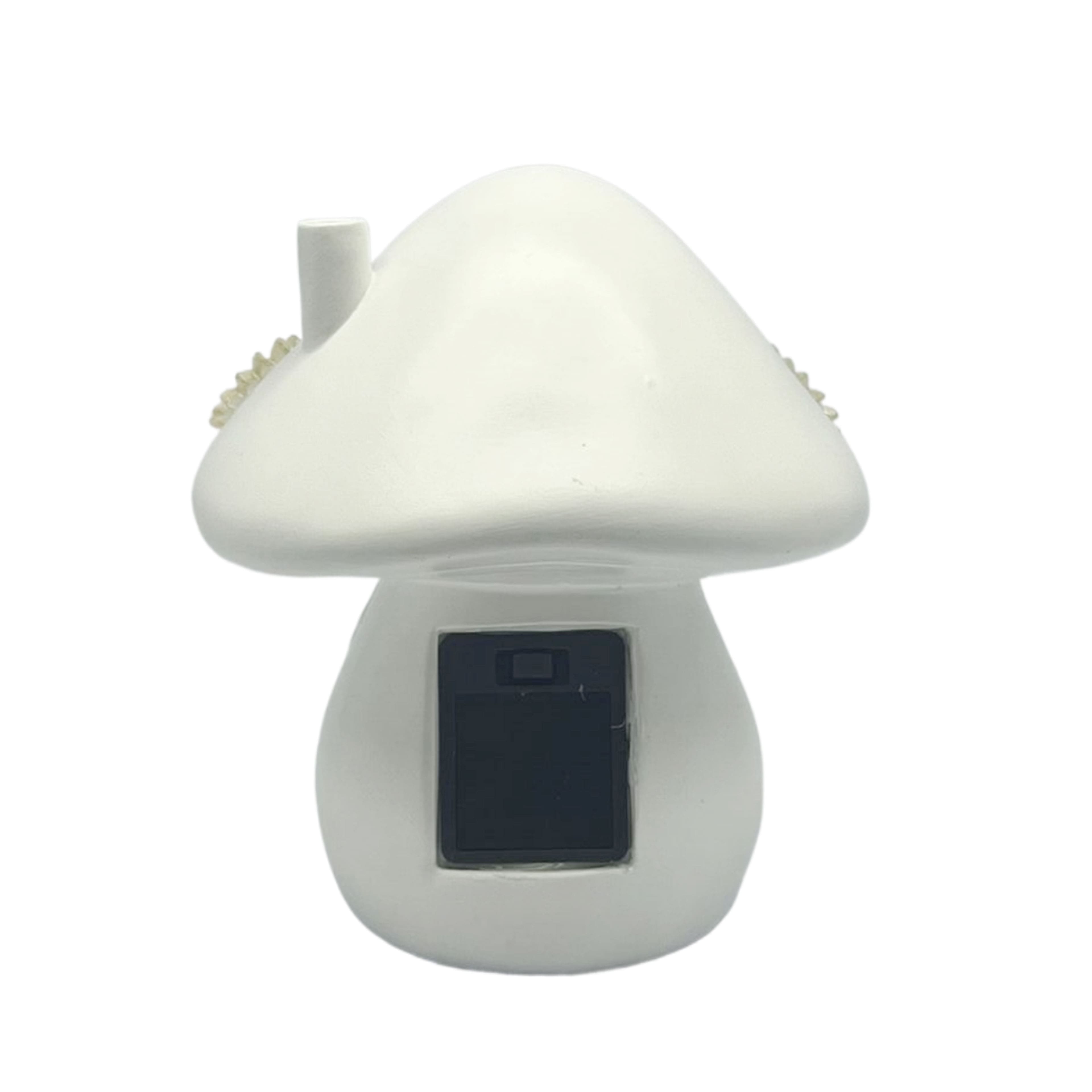 6&#x22; Solar LED Mushroom Flower House DIY D&#xE9;cor by Make Market&#xAE;