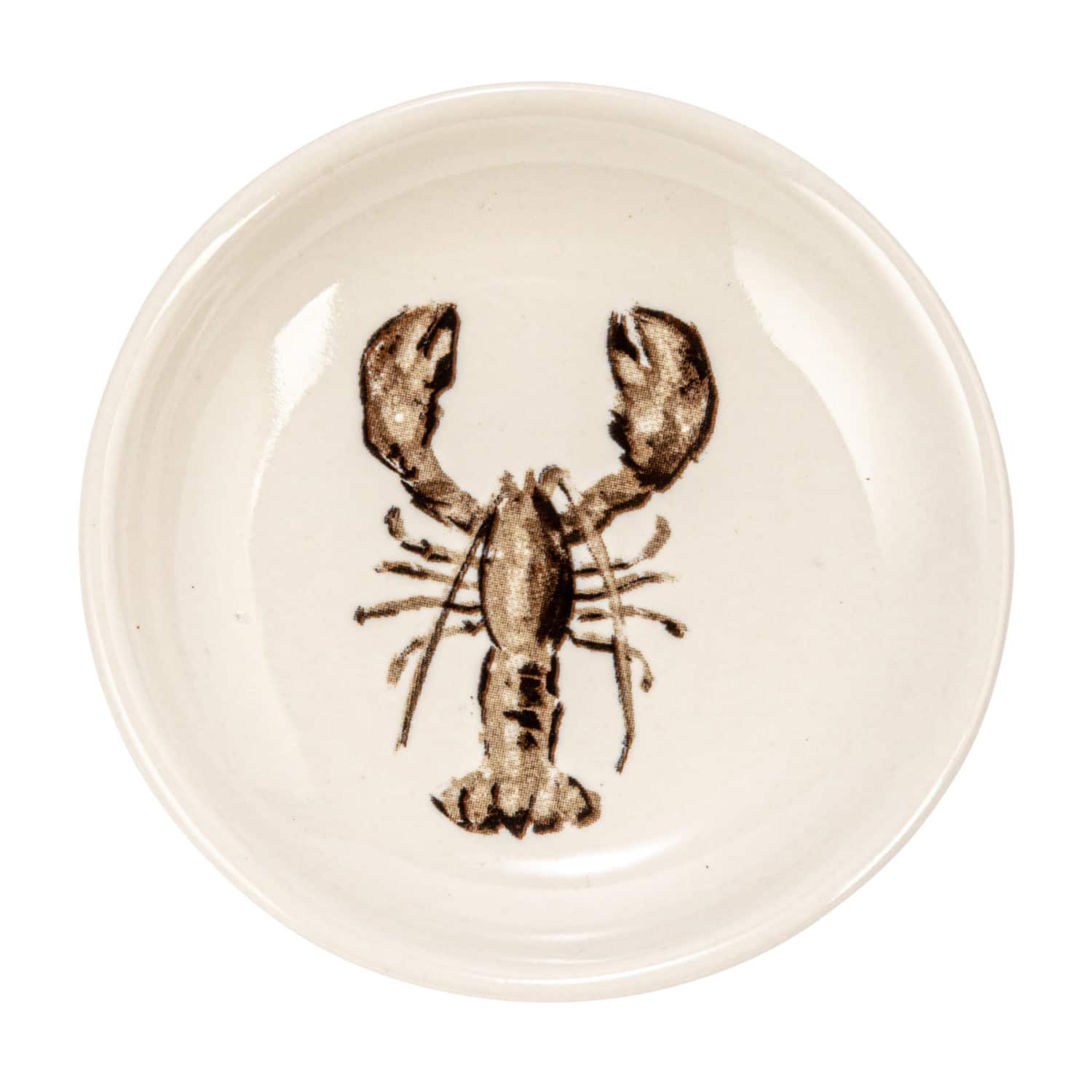 Hello Honey® 3" Cream Round Stoneware Dish Set with Animal Prints