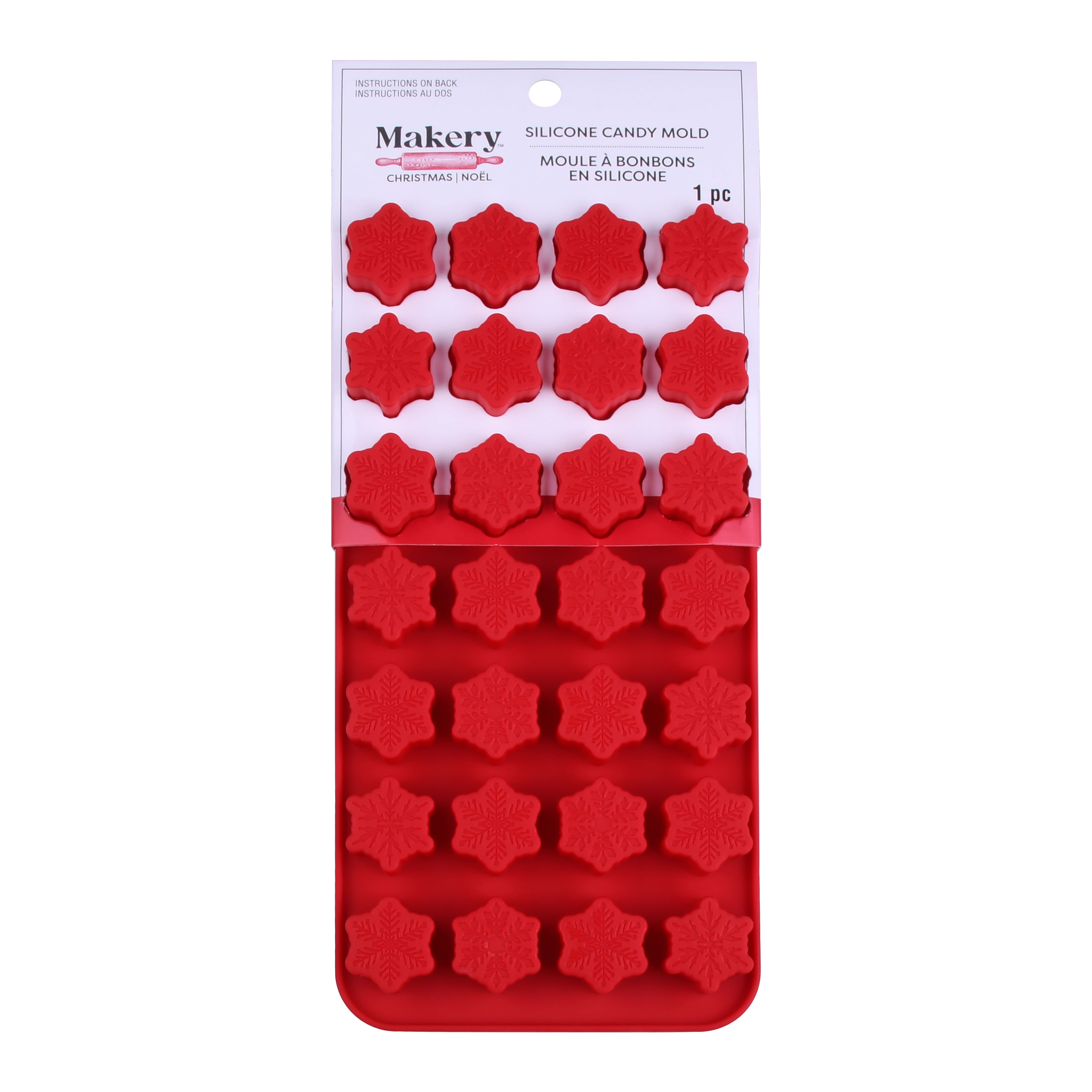 Mini Snowflakes Silicone Candy Mold by Makery&#x2122;