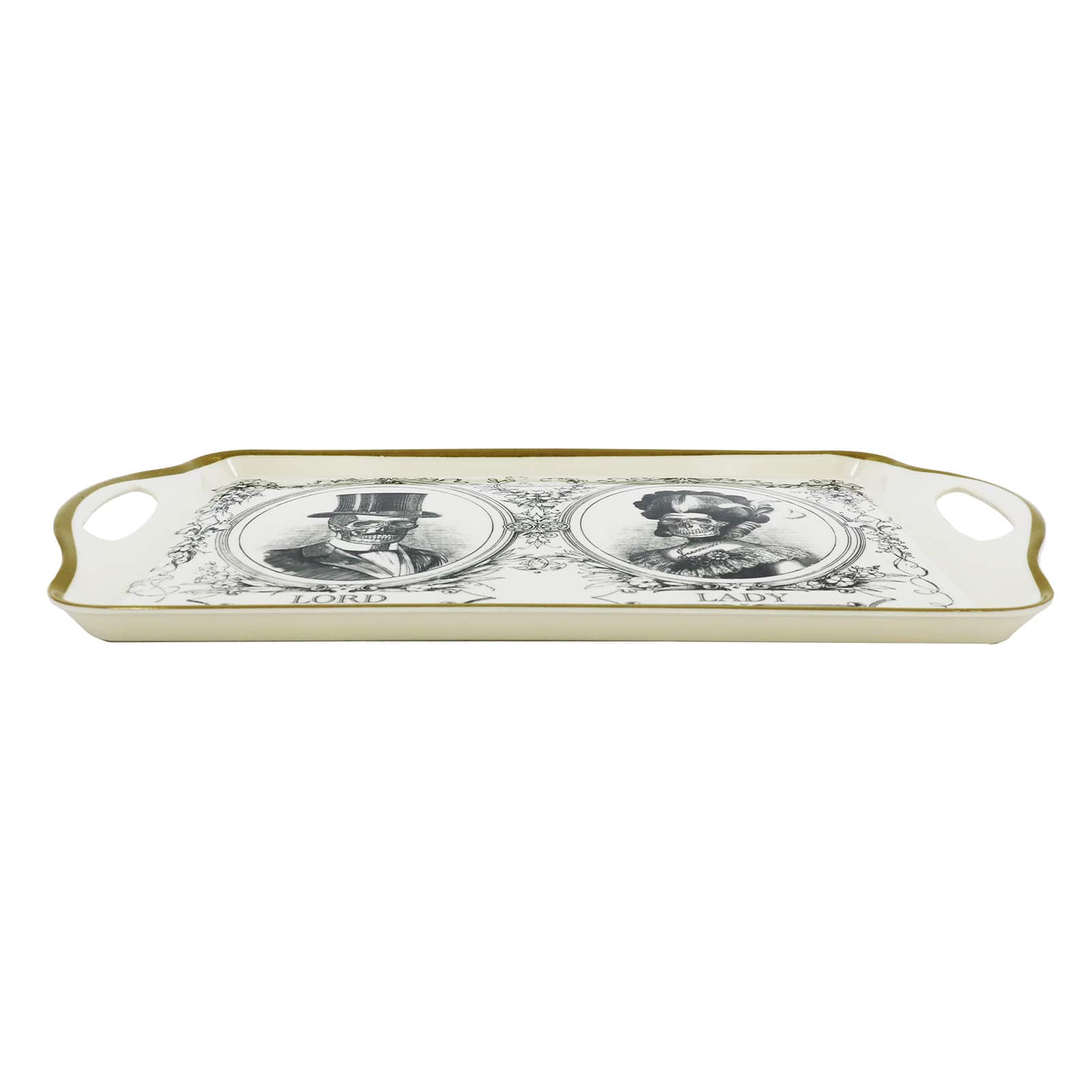17&#x22; Lady &#x26; Lord Skeleton Tray by Ashland&#xAE;