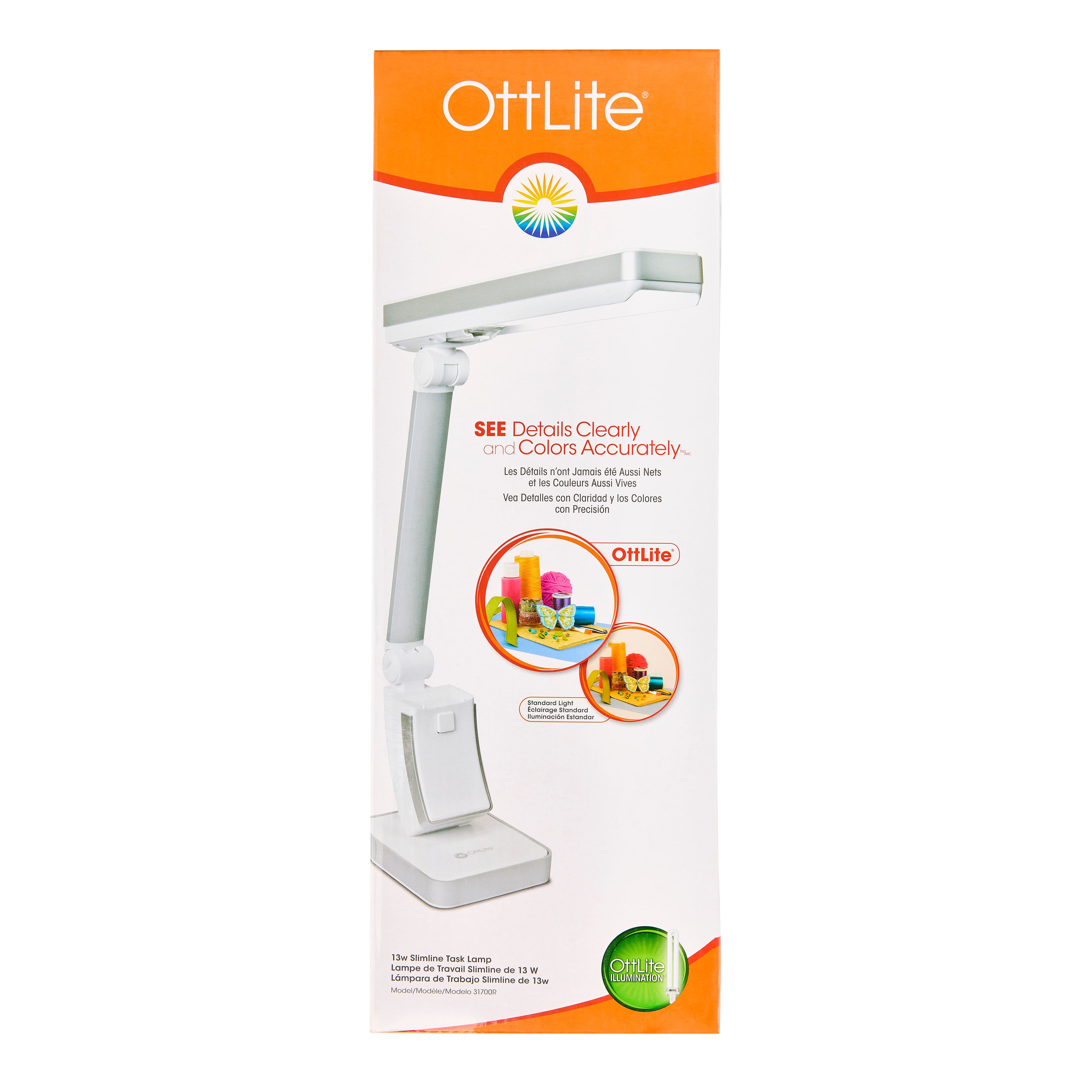 OttLite® High Definition Folding Craft Lamp