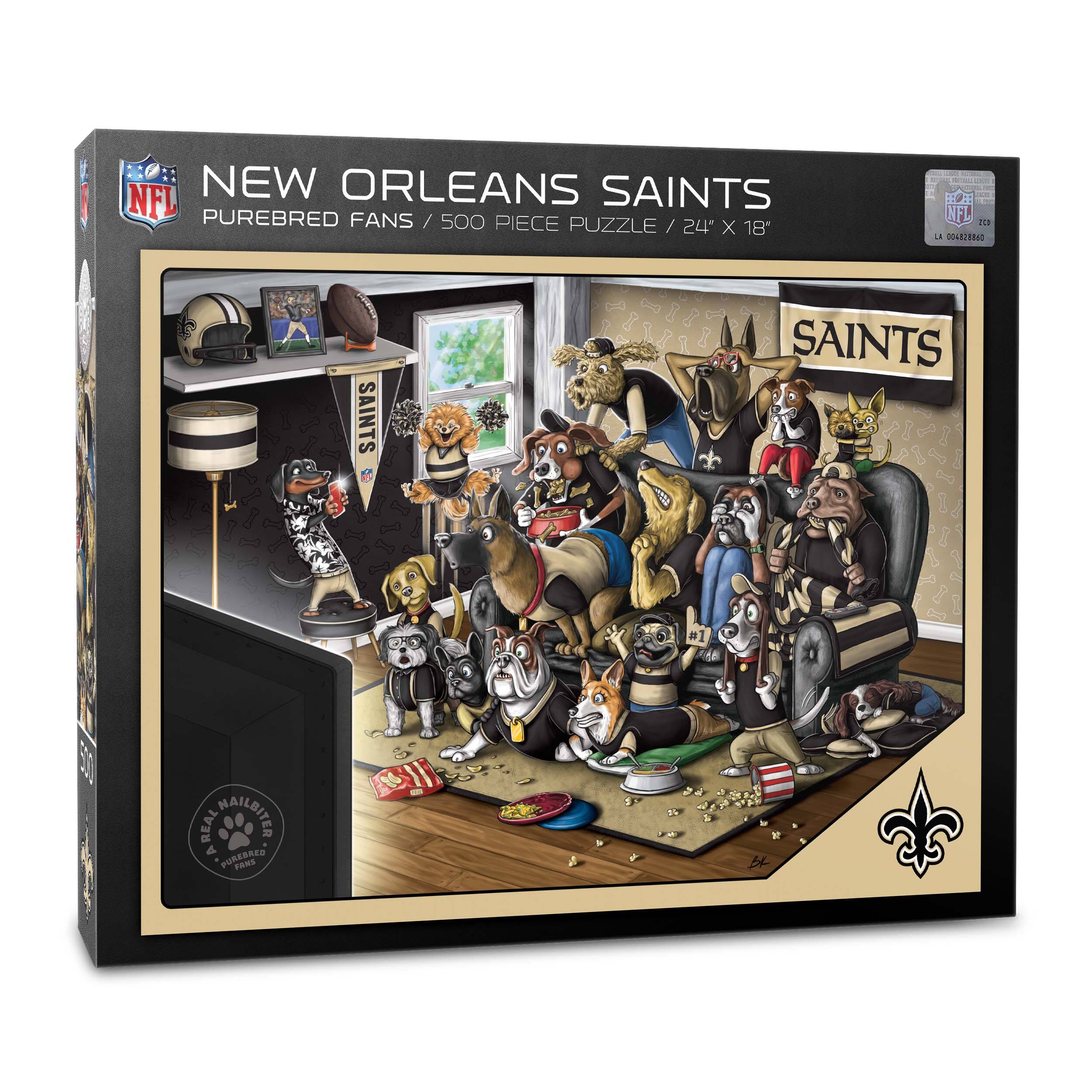 NFL Purebred Fans A Real Nailbiter 500 Piece Puzzle