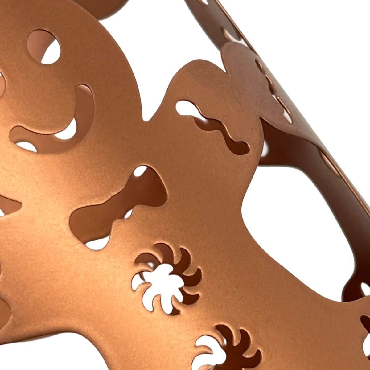 4.25" Rose Gold Metal Gingerbread Candle Holder by Ashland®