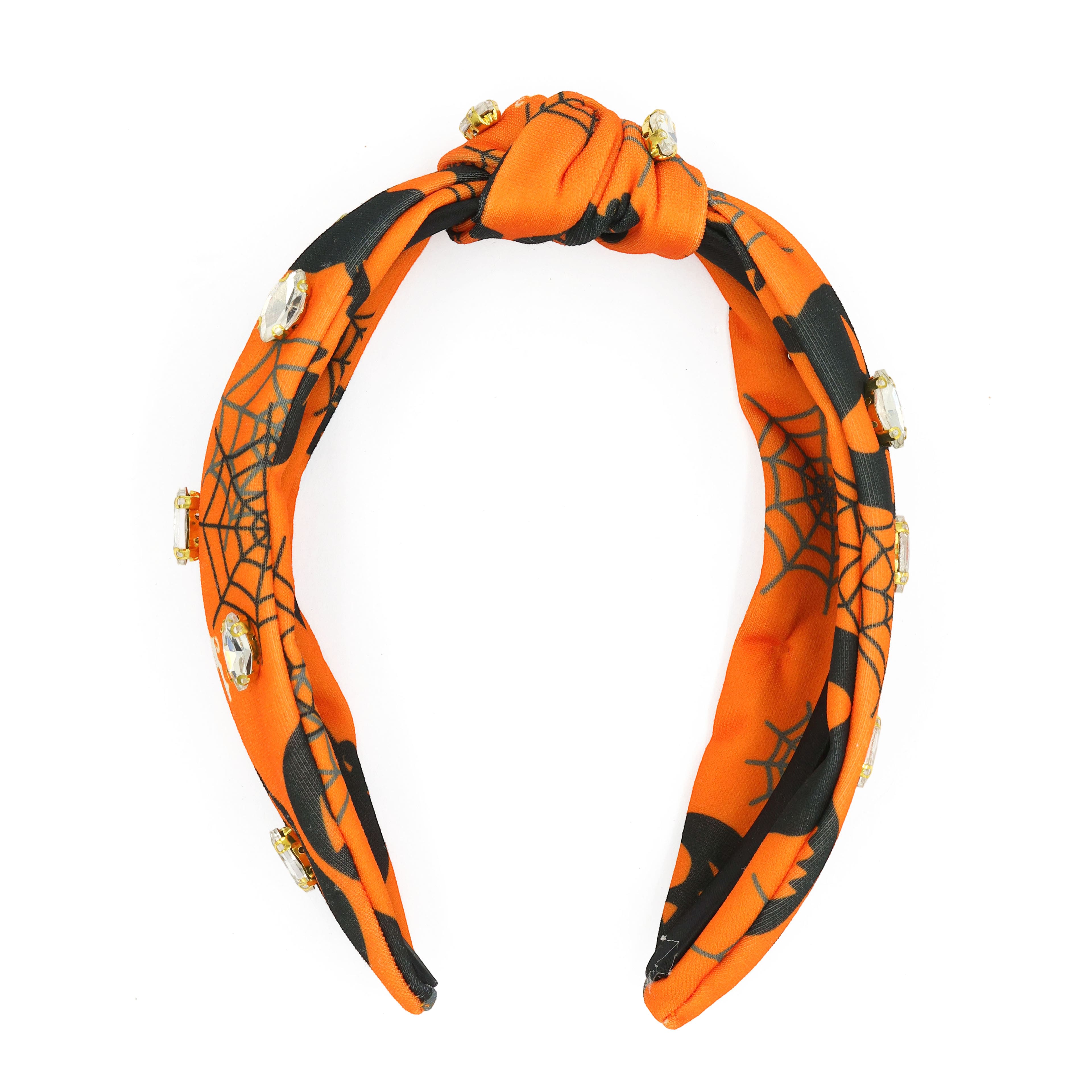 Orange Printed Gem Headband by Celebrate It&#x2122;